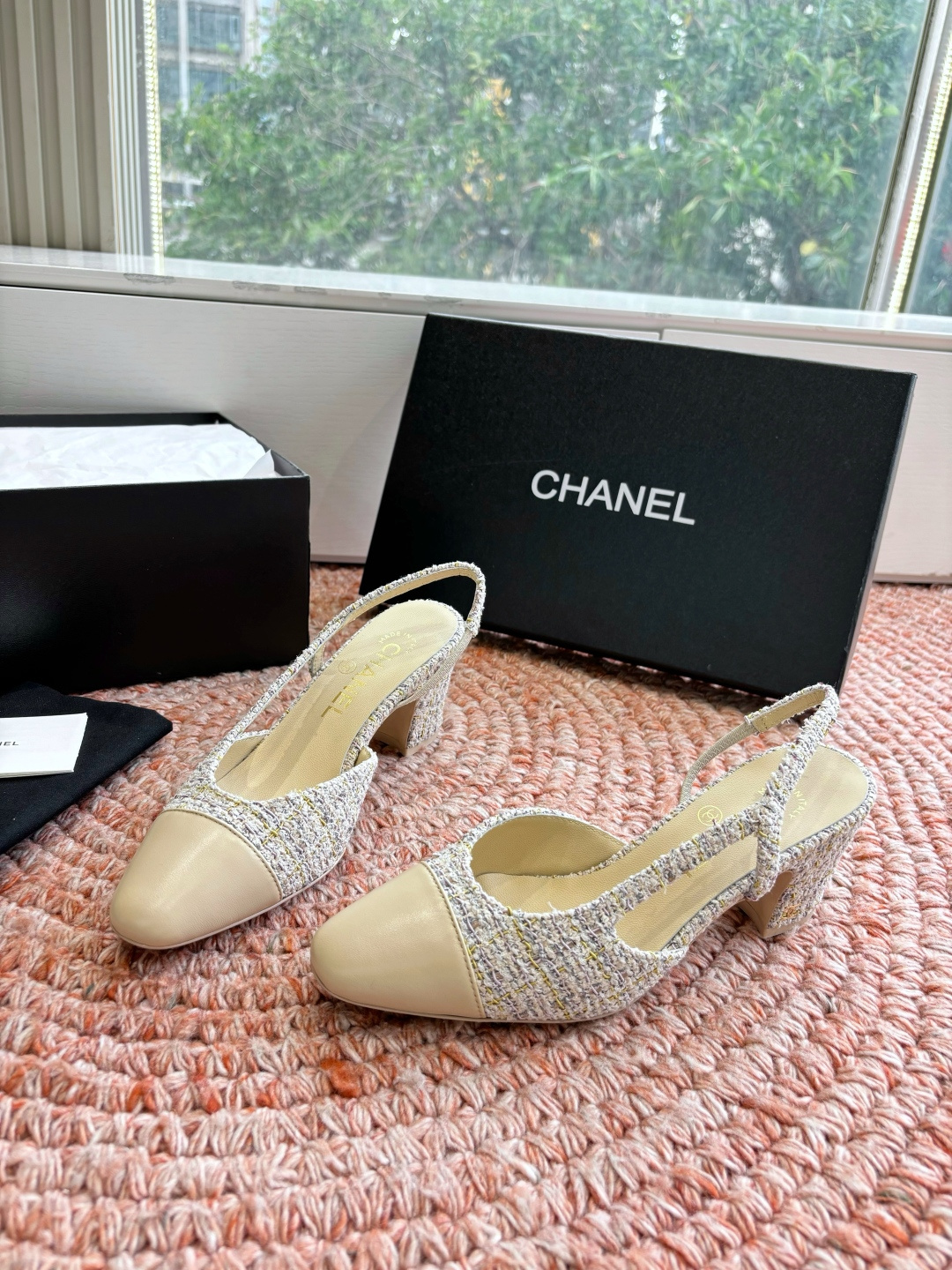 🌾G233所见即所得代购级CHANE*2026小香奈儿早春爆品玛丽珍包头单鞋凉鞋妥妥的自留款！！比经典款