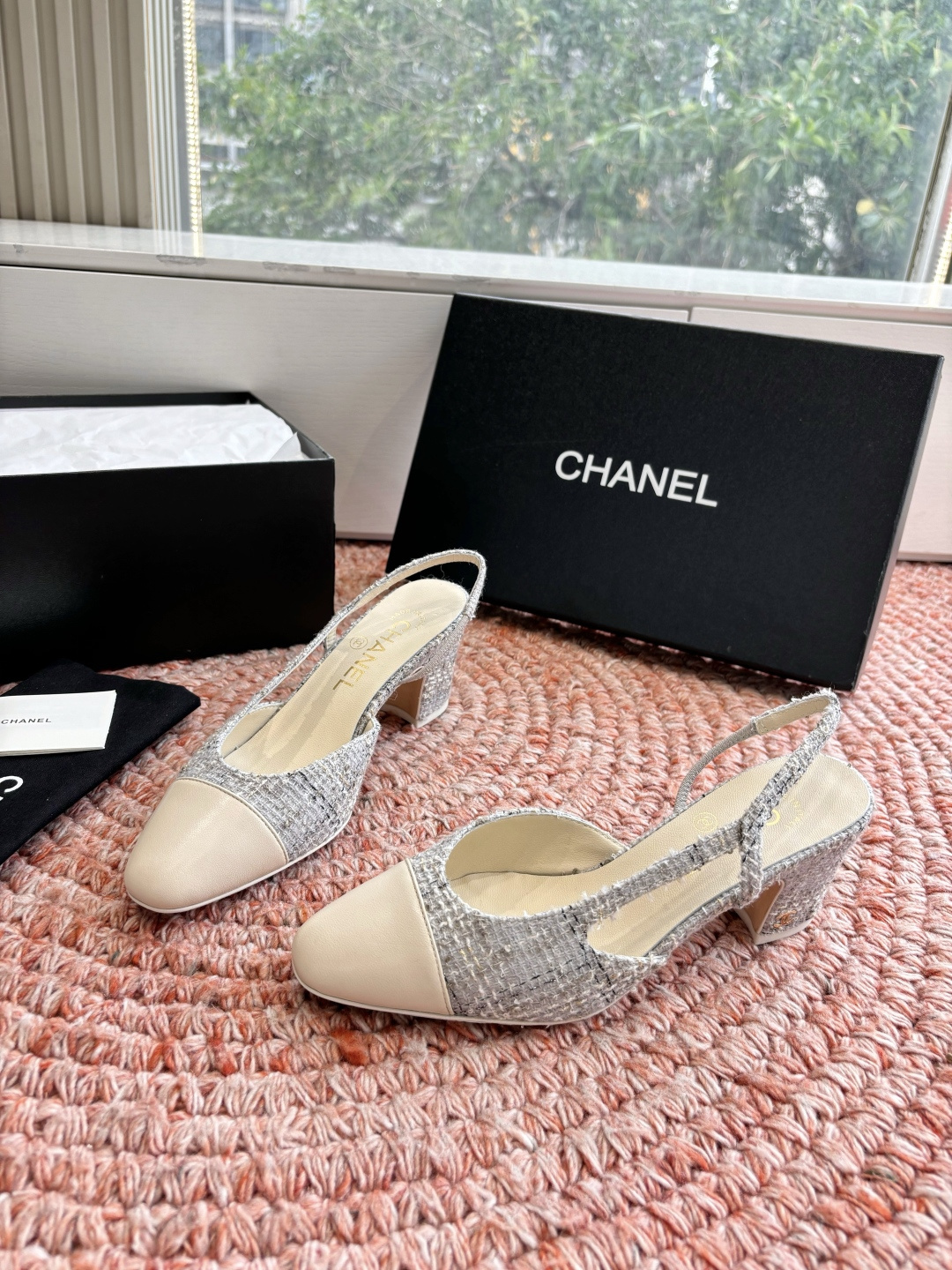 🌾G233所见即所得代购级CHANE*2026小香奈儿早春爆品玛丽珍包头单鞋凉鞋妥妥的自留款！！比经典款