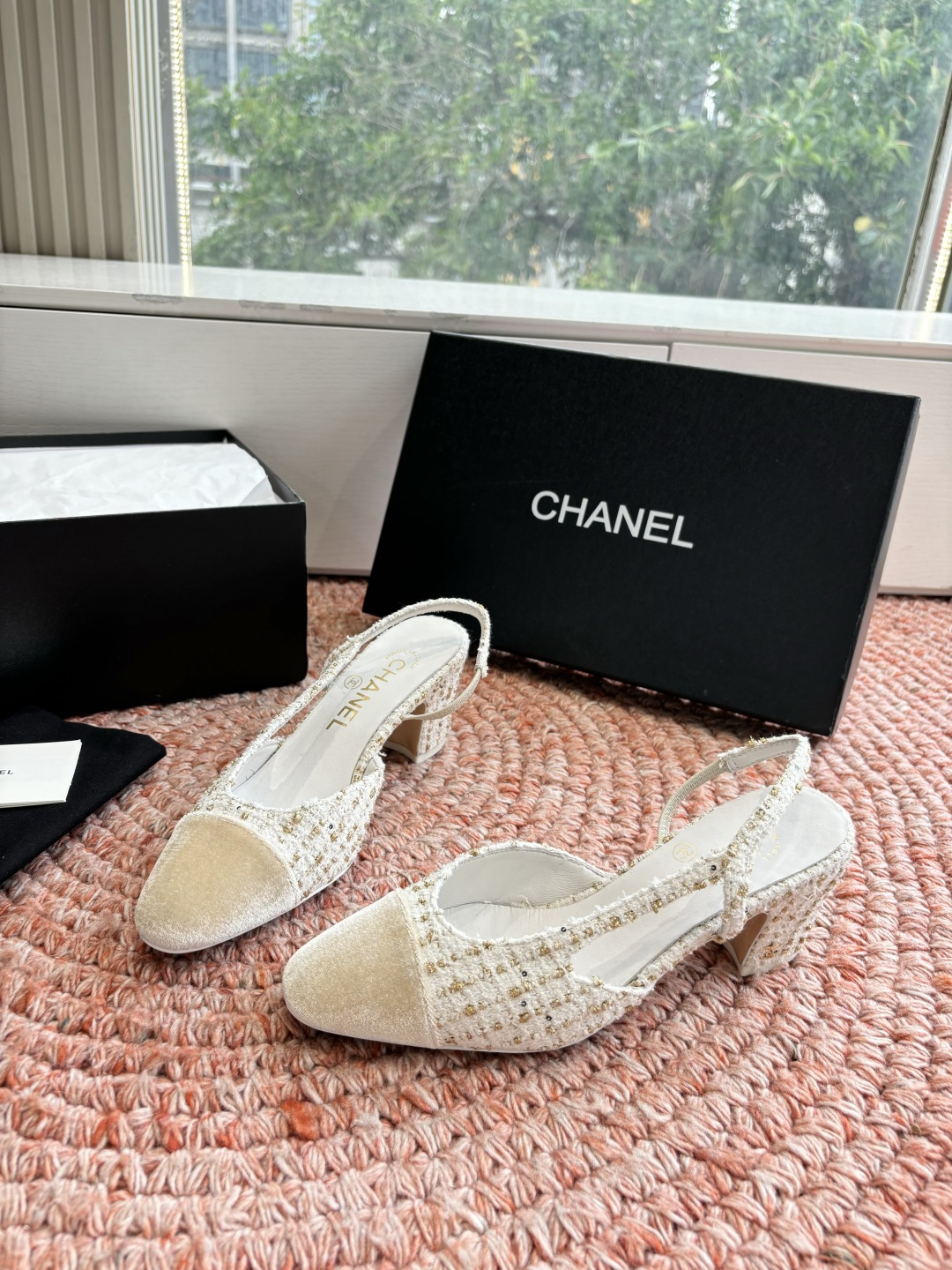 🌾G233所见即所得代购级CHANE*2026小香奈儿早春爆品玛丽珍包头单鞋凉鞋妥妥的自留款！！比经典款