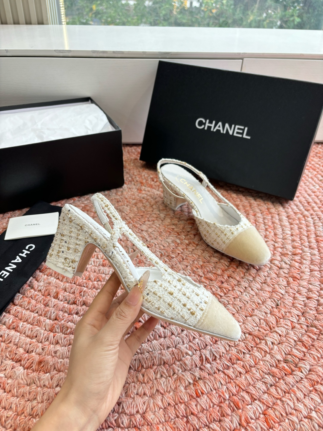 🌾G233所见即所得代购级CHANE*2026小香奈儿早春爆品玛丽珍包头单鞋凉鞋妥妥的自留款！！比经典款