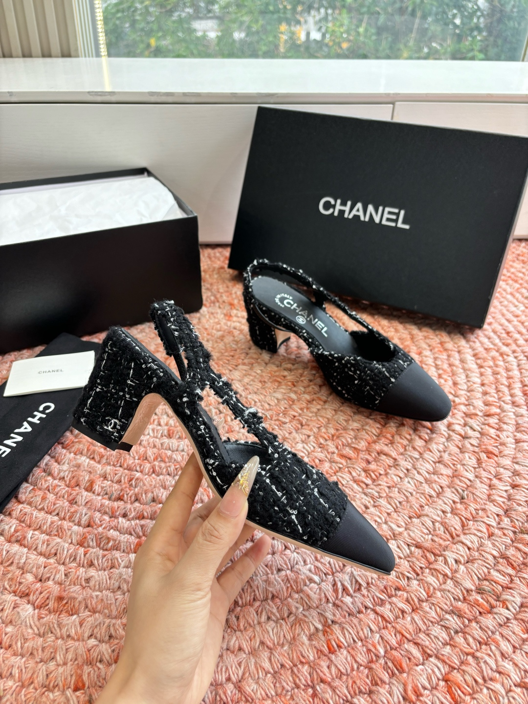 🌾G233所见即所得代购级CHANE*2026小香奈儿早春爆品玛丽珍包头单鞋凉鞋妥妥的自留款！！比经典款