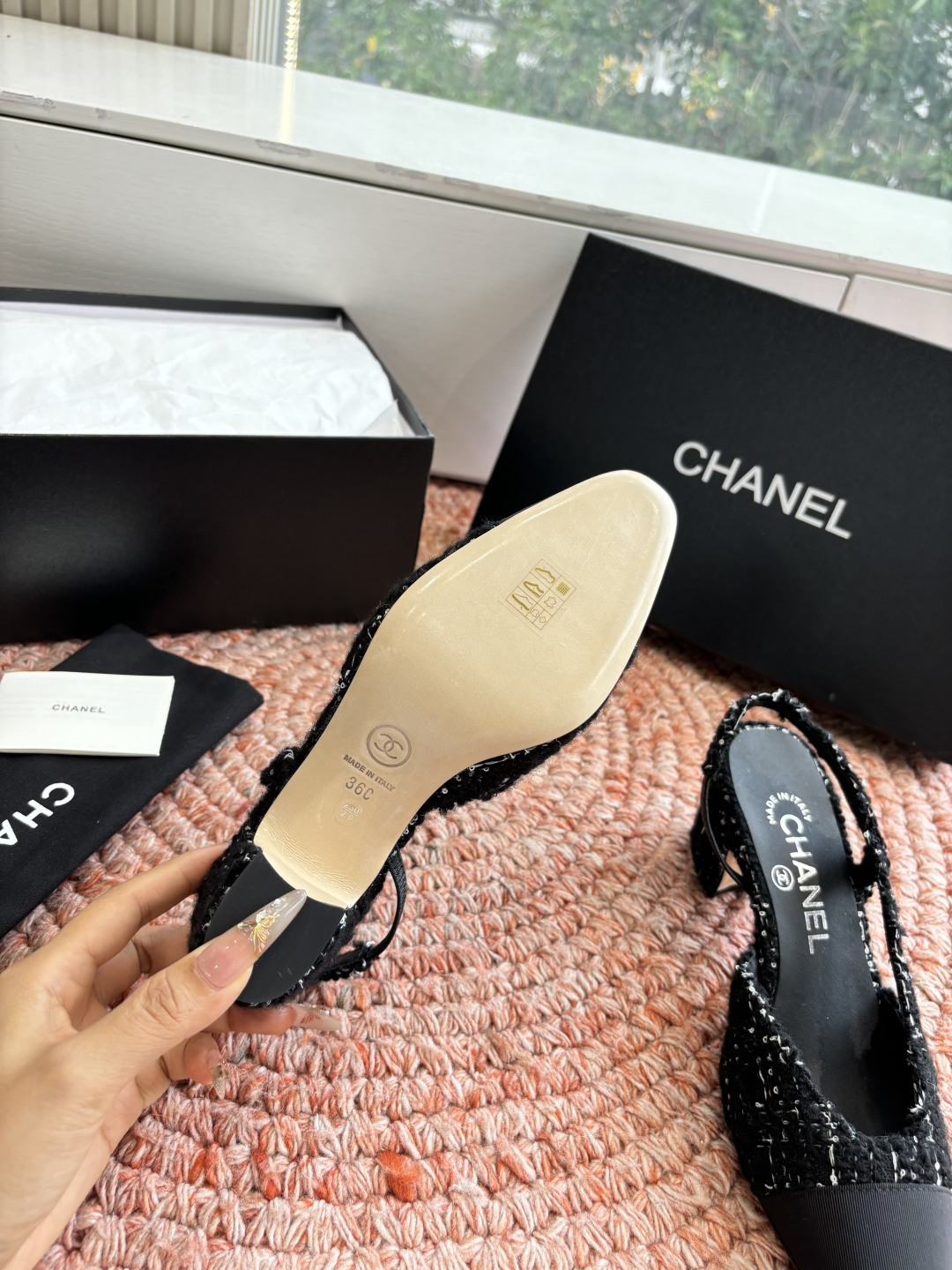 🌾G233所见即所得代购级CHANE*2026小香奈儿早春爆品玛丽珍包头单鞋凉鞋妥妥的自留款！！比经典款