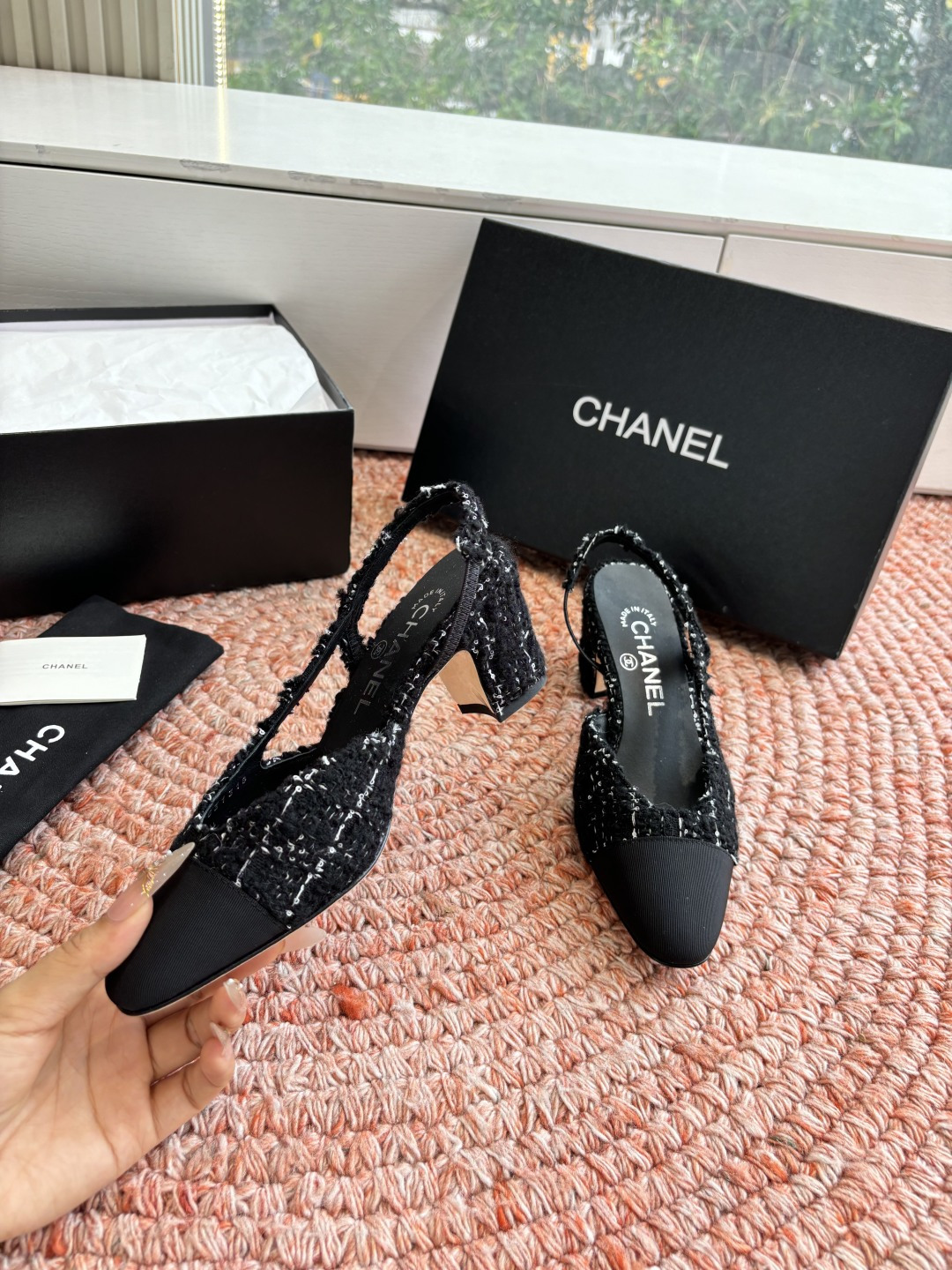 🌾G233所见即所得代购级CHANE*2026小香奈儿早春爆品玛丽珍包头单鞋凉鞋妥妥的自留款！！比经典款