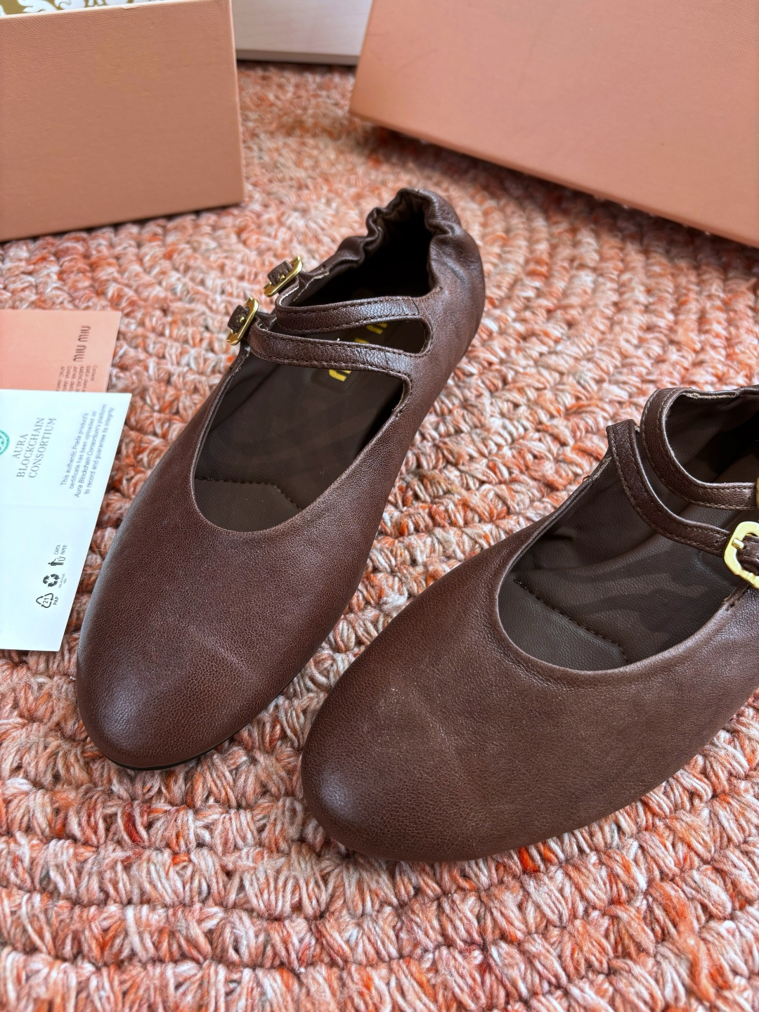 🌾G021代购级独家上新Miu Miu2026真皮乐福鞋Zp开发 手工羊皮平底拖鞋秒杀市面版本Miu真的