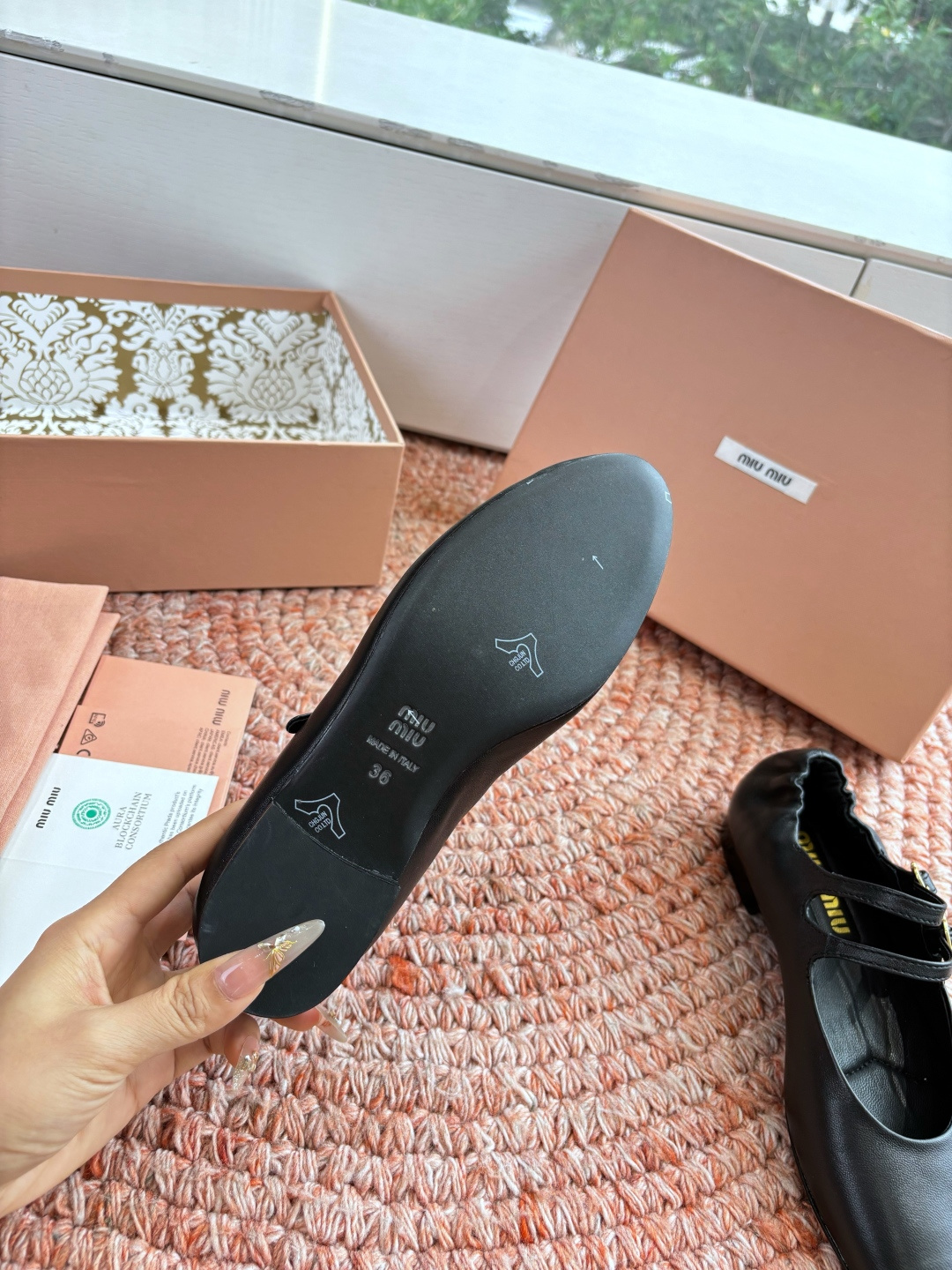 🌾G0286代购级独家上新Miu Miu2026真皮乐福鞋Zp开发 手工羊皮平底拖鞋秒杀市面版本Miu真