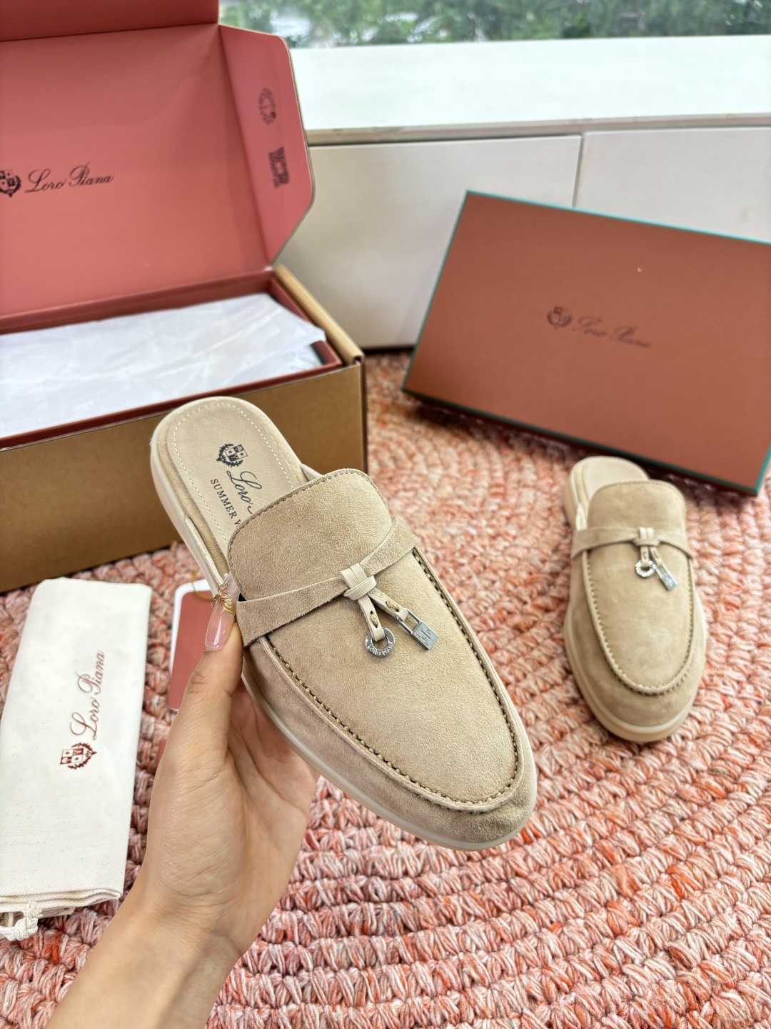 🌾G0286专柜原单品质所见即所得Loro Pian*经典爆款出品lp顶级版本 英伦流苏平底乐福鞋原来这