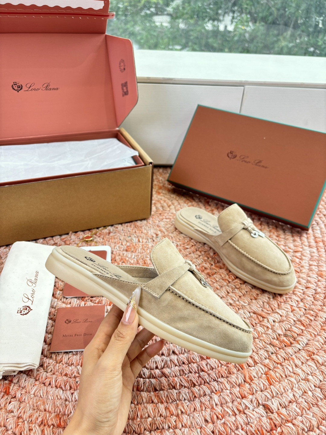 🌾G0286专柜原单品质所见即所得Loro Pian*经典爆款出品lp顶级版本 英伦流苏平底乐福鞋原来这