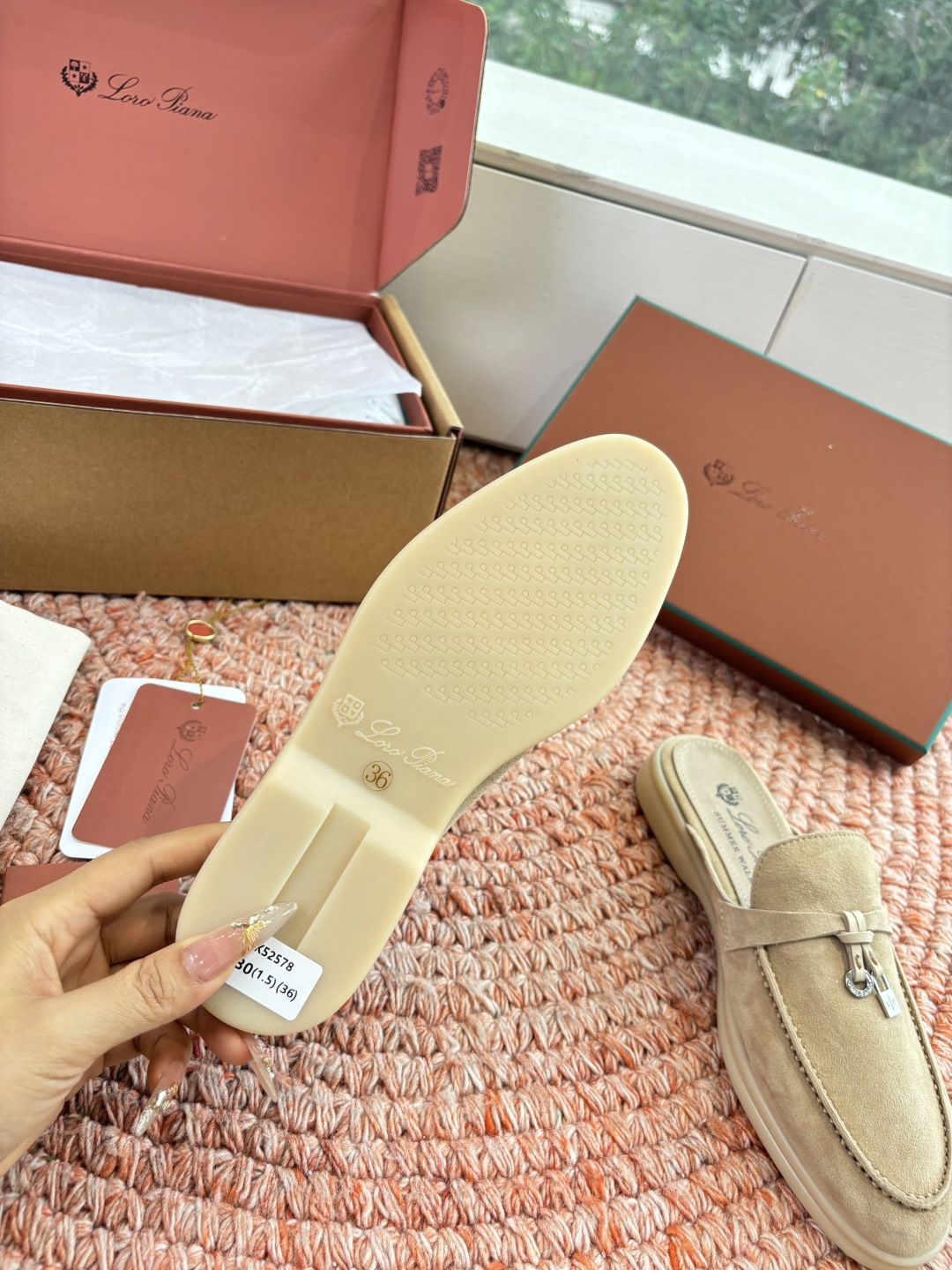 🌾G0286专柜原单品质所见即所得Loro Pian*经典爆款出品lp顶级版本 英伦流苏平底乐福鞋原来这