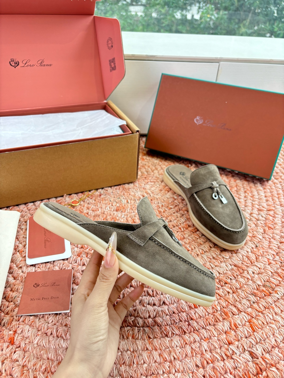 🌾G0286专柜原单品质所见即所得Loro Pian*经典爆款出品lp顶级版本 英伦流苏平底乐福鞋原来这