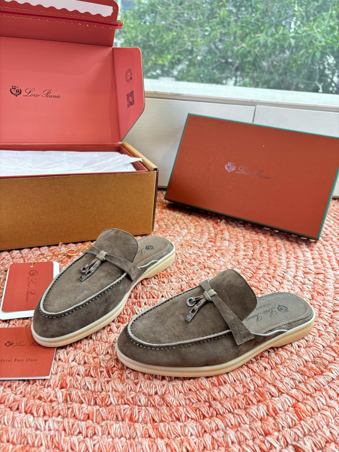 🌾G0286专柜原单品质所见即所得Loro Pian*经典爆款出品lp顶级版本 英伦流苏平底乐福鞋原来这