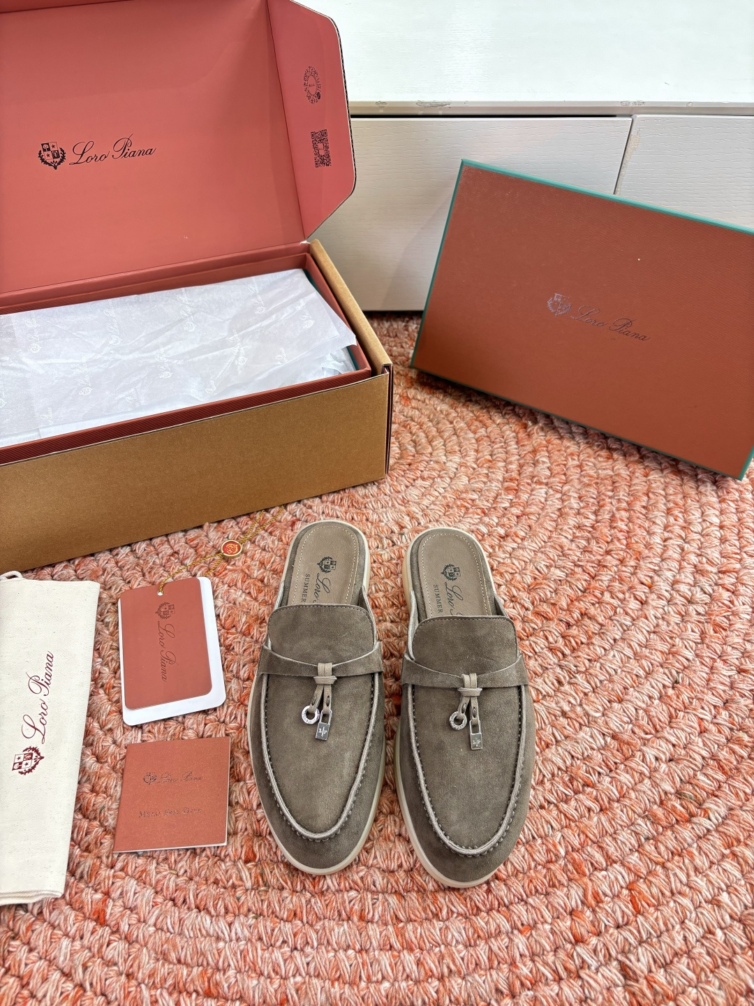 🌾G0286专柜原单品质所见即所得Loro Pian*经典爆款出品lp顶级版本 英伦流苏平底乐福鞋原来这