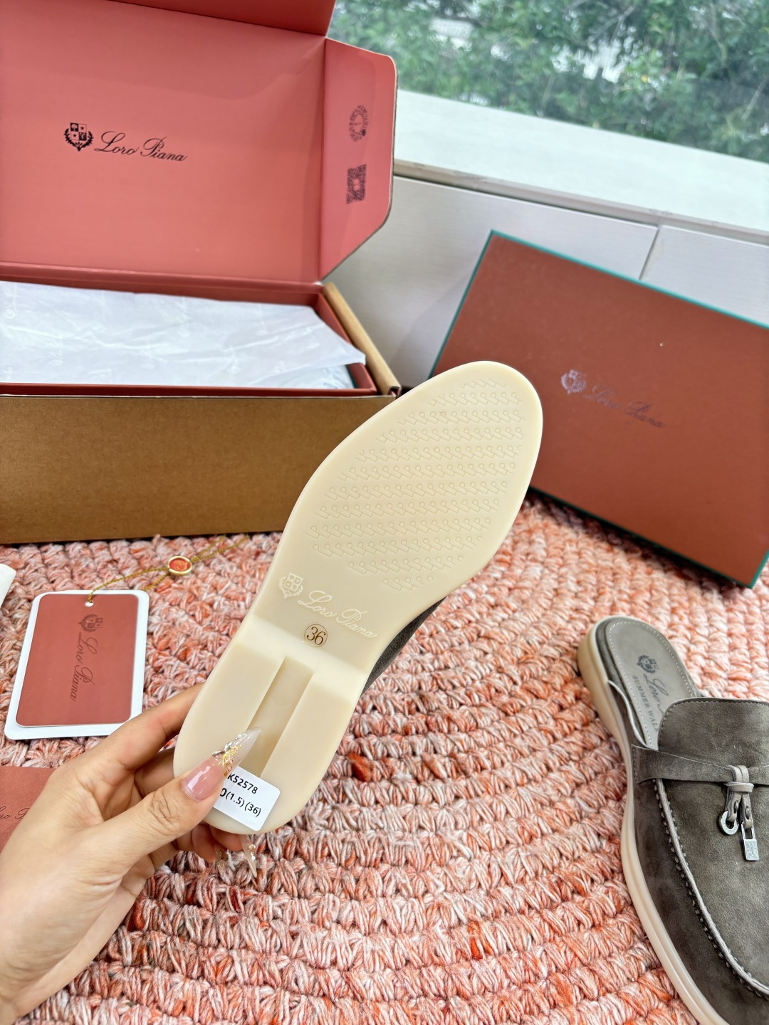 🌾G0286专柜原单品质所见即所得Loro Pian*经典爆款出品lp顶级版本 英伦流苏平底乐福鞋原来这