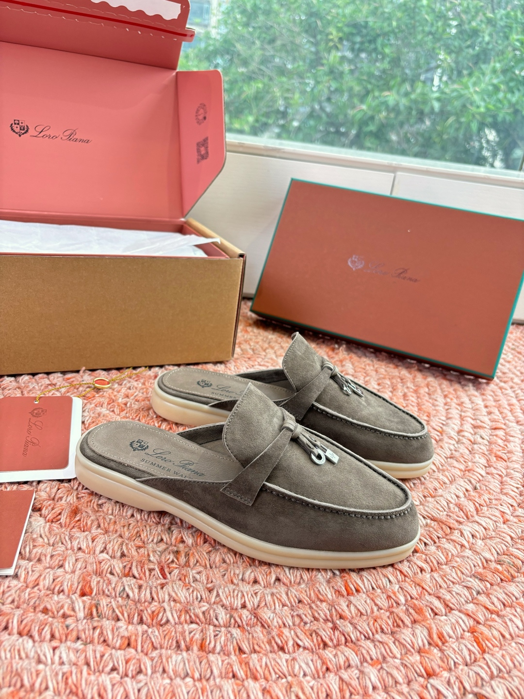 🌾G0286专柜原单品质所见即所得Loro Pian*经典爆款出品lp顶级版本 英伦流苏平底乐福鞋原来这
