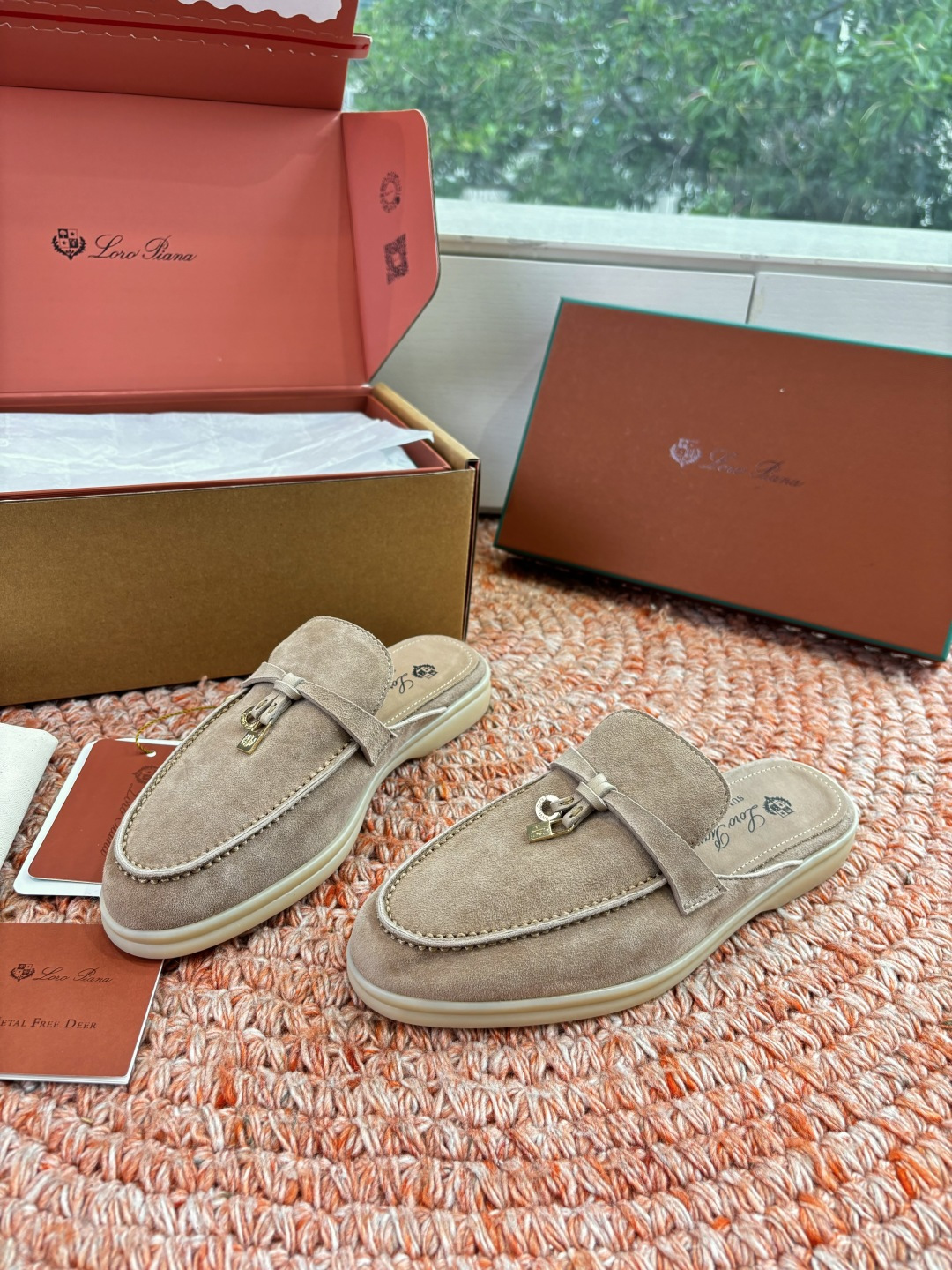 🌾G0286专柜原单品质所见即所得Loro Pian*经典爆款出品lp顶级版本 英伦流苏平底乐福鞋原来这