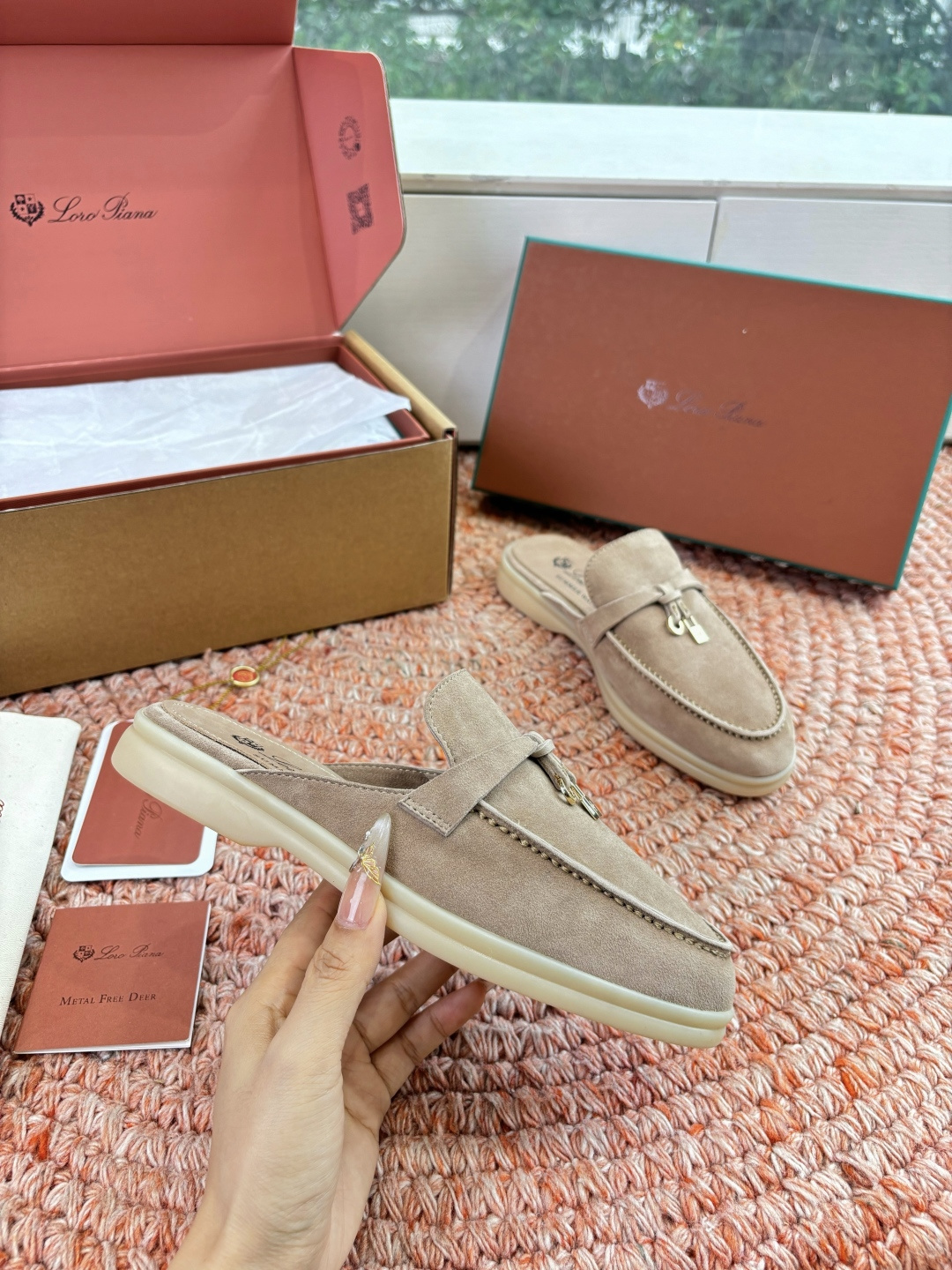 🌾G0286专柜原单品质所见即所得Loro Pian*经典爆款出品lp顶级版本 英伦流苏平底乐福鞋原来这