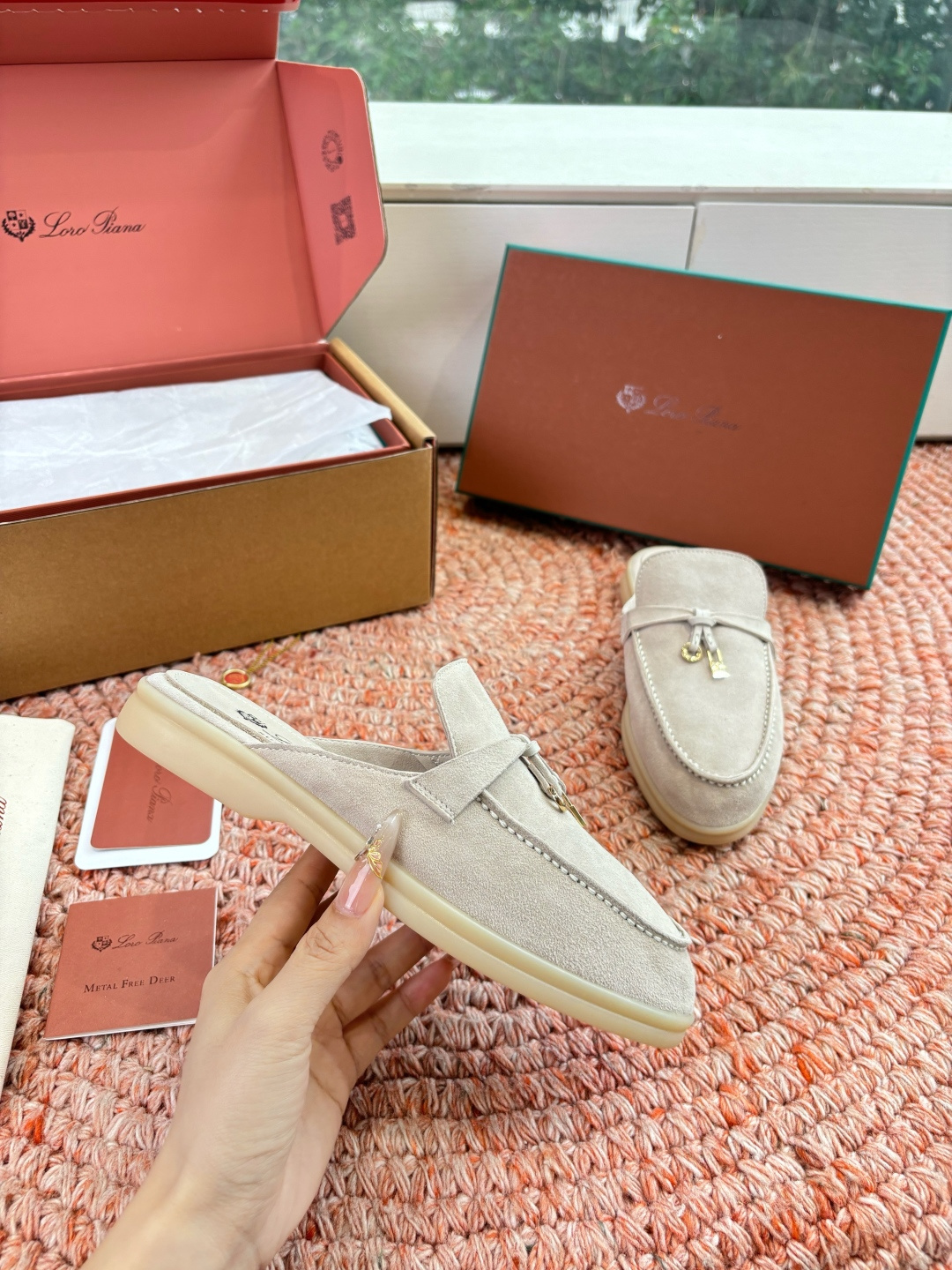 🌾G0286专柜原单品质所见即所得Loro Pian*经典爆款出品lp顶级版本 英伦流苏平底乐福鞋原来这