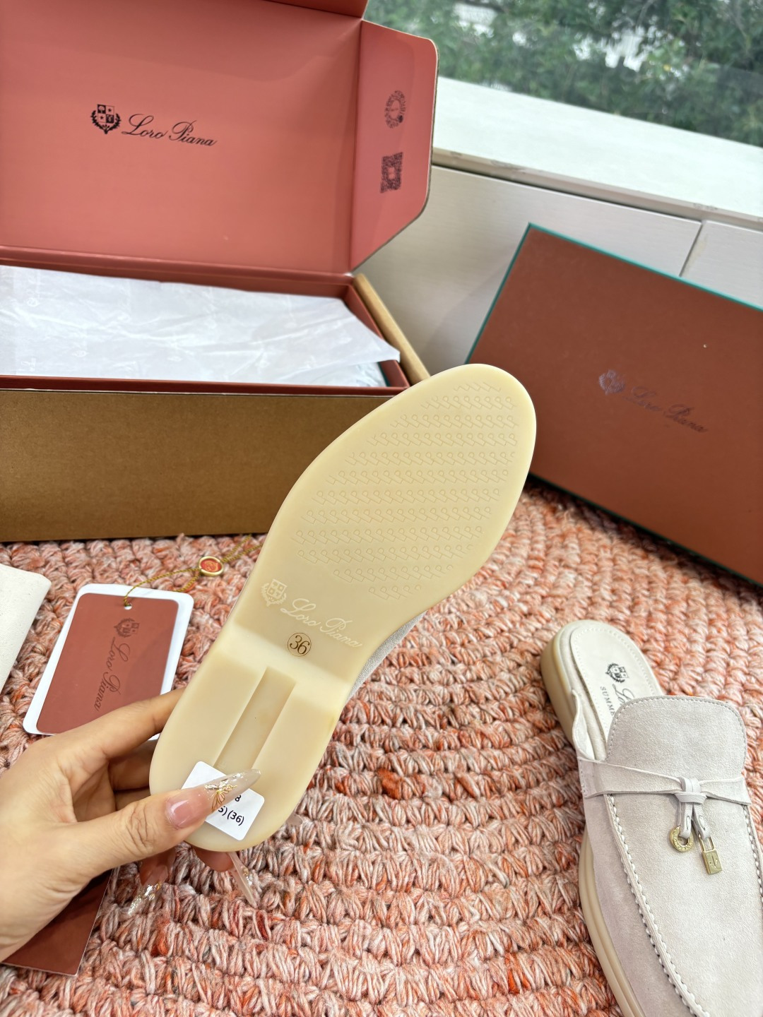 🌾G0286专柜原单品质所见即所得Loro Pian*经典爆款出品lp顶级版本 英伦流苏平底乐福鞋原来这