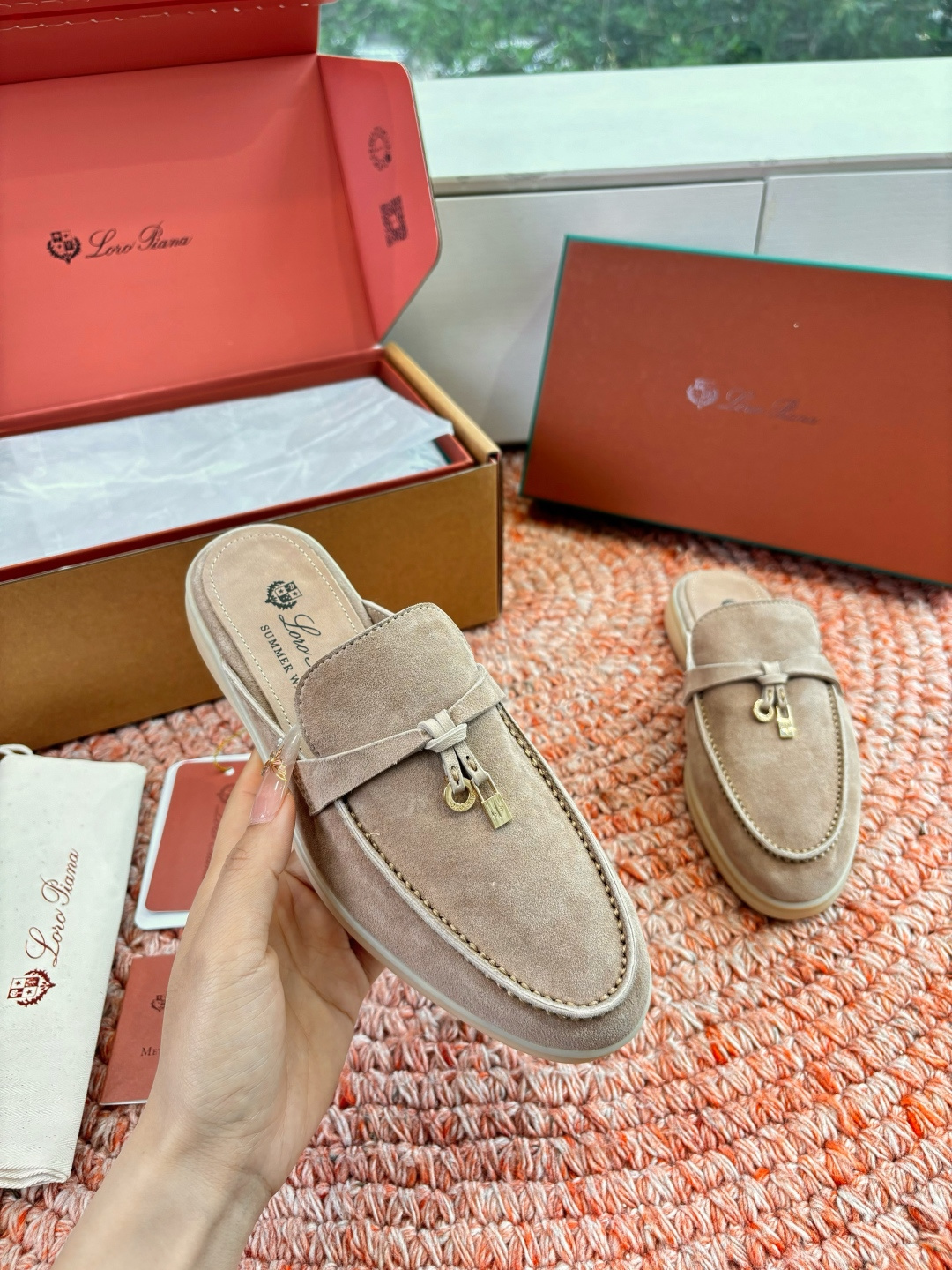 🌾G0286专柜原单品质所见即所得Loro Pian*经典爆款出品lp顶级版本 英伦流苏平底乐福鞋原来这