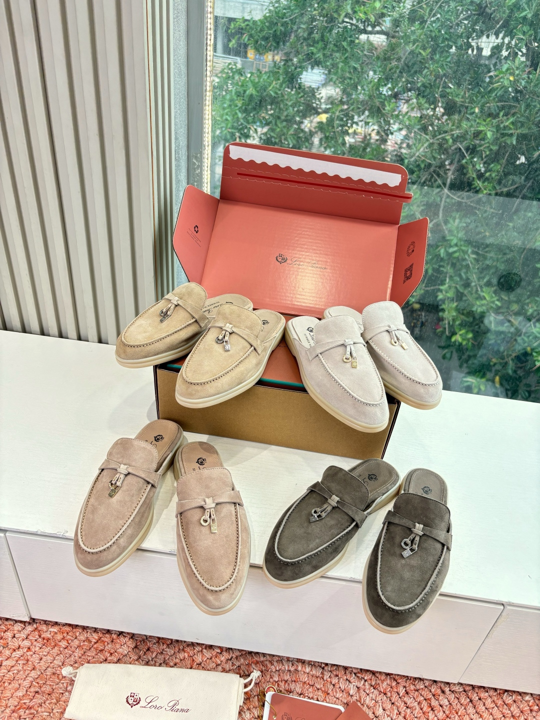 🌾G0286专柜原单品质所见即所得Loro Pian*经典爆款出品lp顶级版本 英伦流苏平底乐福鞋原来这