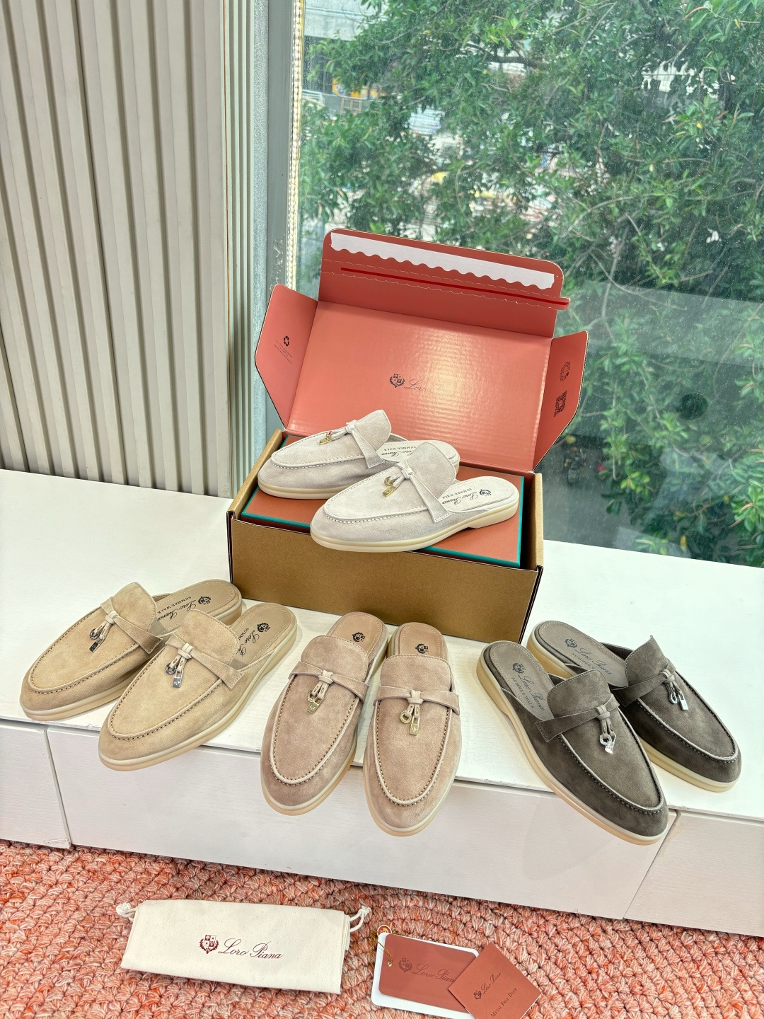 🌾G0286专柜原单品质所见即所得Loro Pian*经典爆款出品lp顶级版本 英伦流苏平底乐福鞋原来这