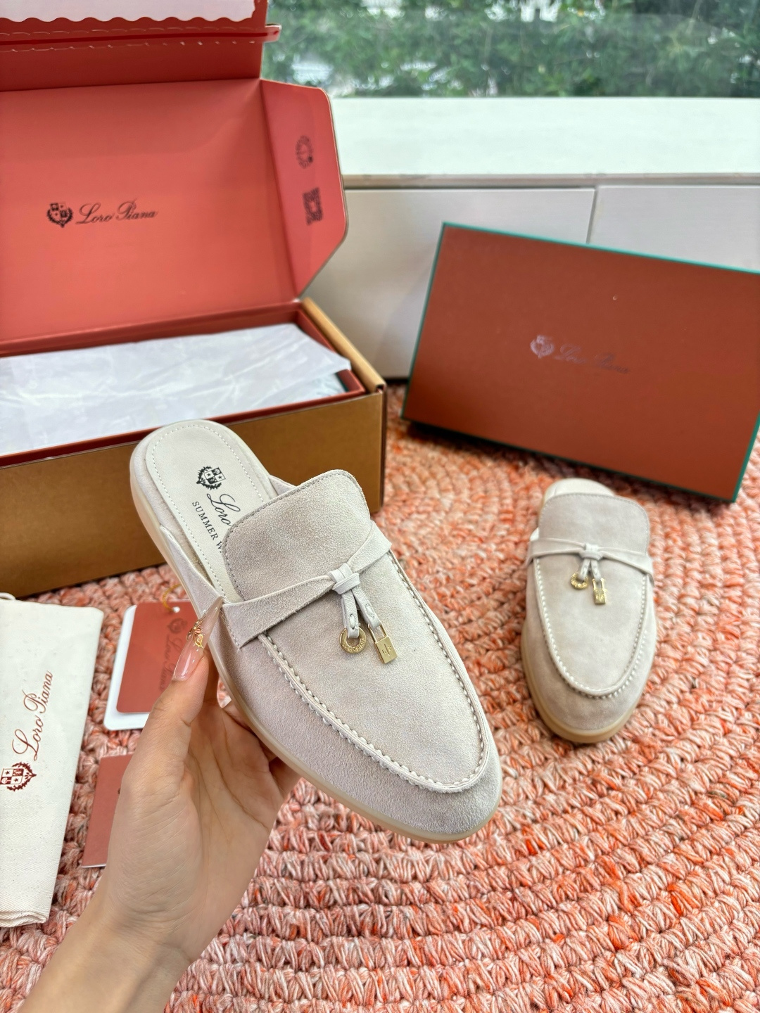 🌾G0286专柜原单品质所见即所得Loro Pian*经典爆款出品lp顶级版本 英伦流苏平底乐福鞋原来这