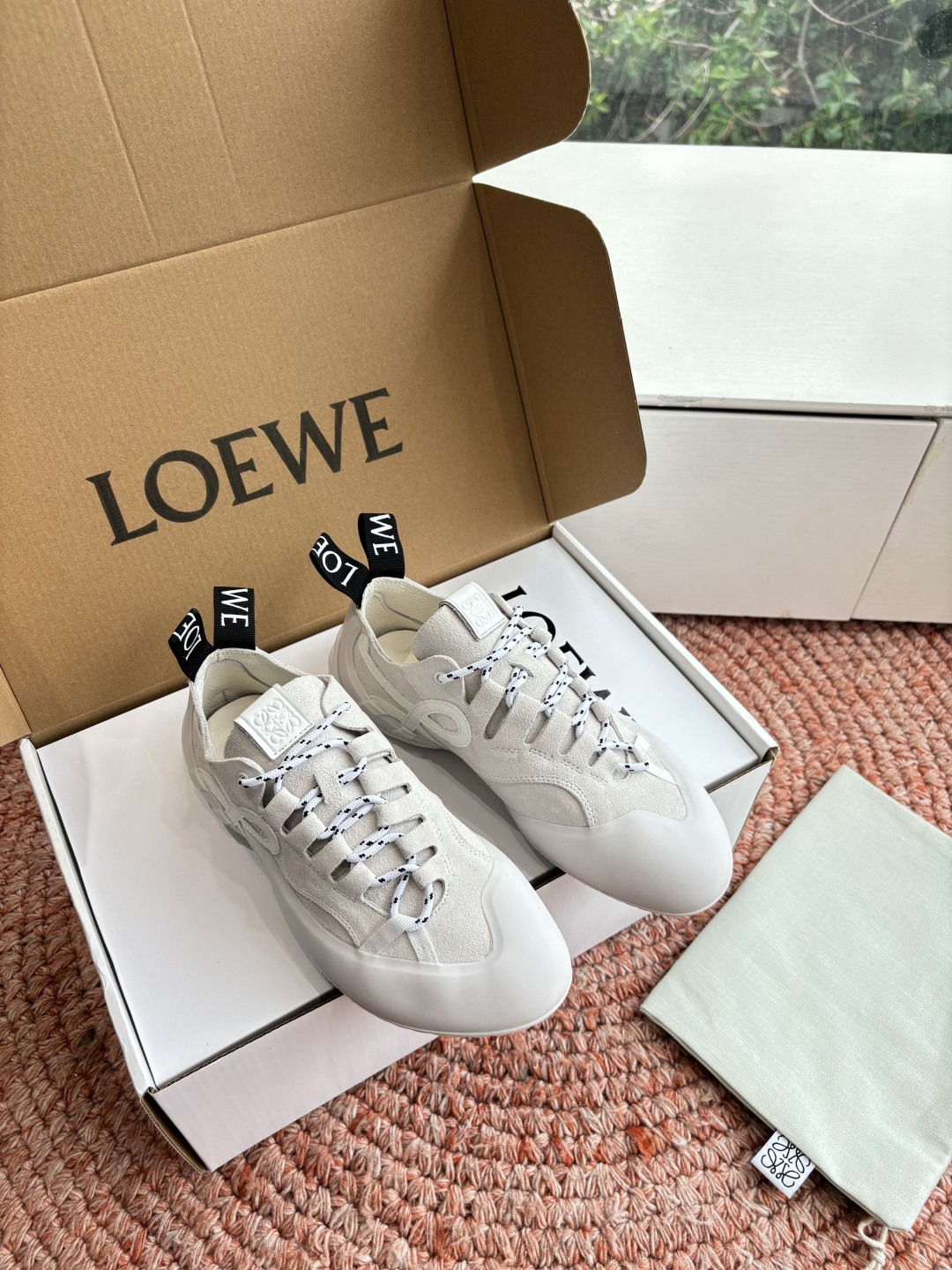 🌾G193飞机盒版所见即所得LOEW·*罗意威2026新款 新色上新活力满满芭蕾阿甘鞋罗意威新款Grip