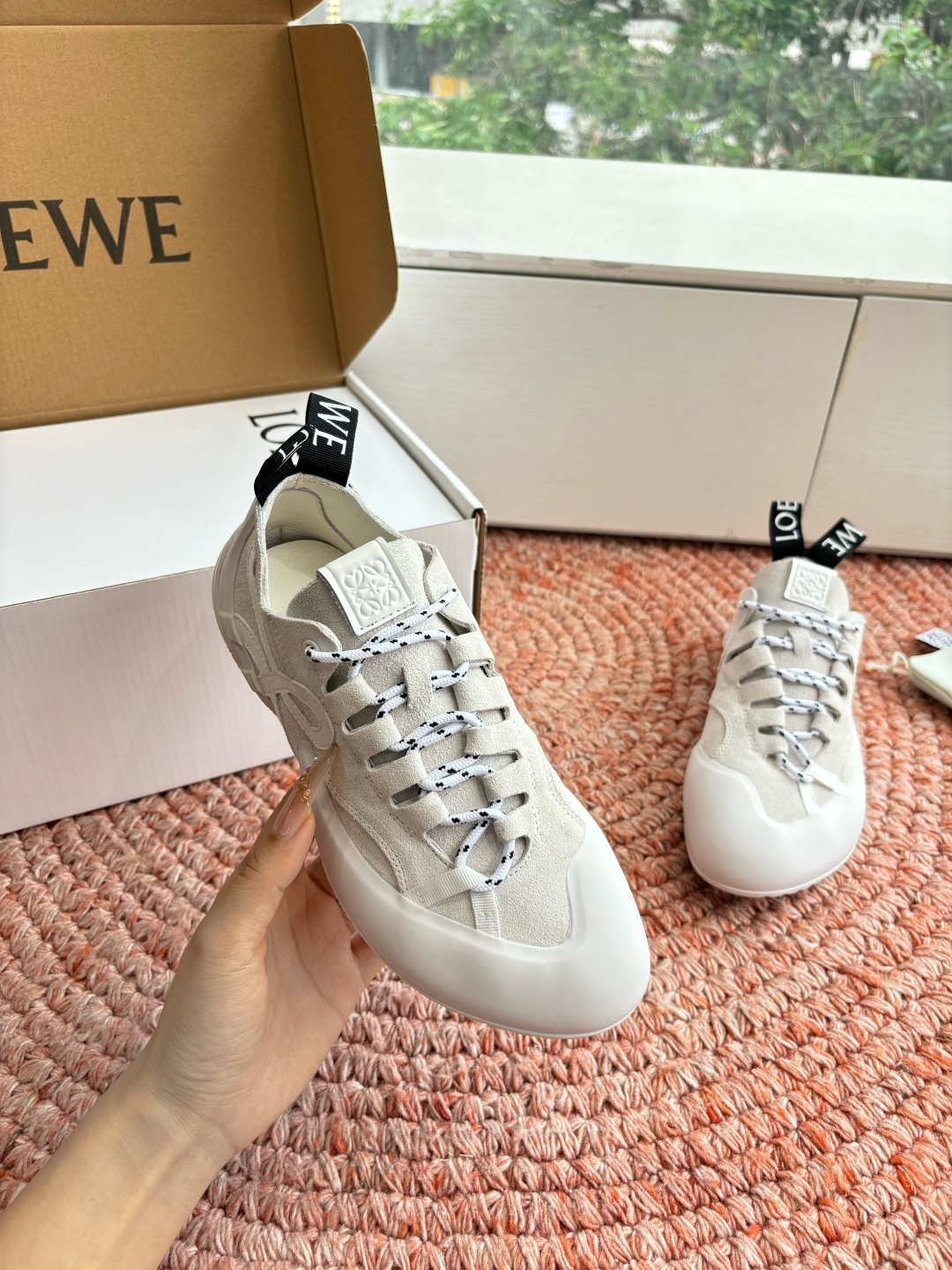 🌾G193飞机盒版所见即所得LOEW·*罗意威2026新款 新色上新活力满满芭蕾阿甘鞋罗意威新款Grip