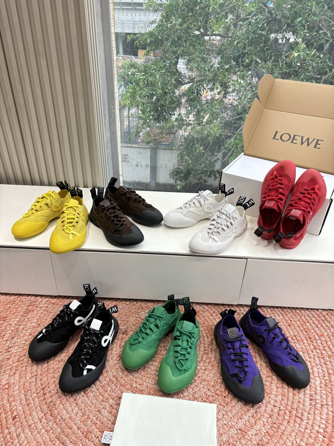 🌾G193飞机盒版所见即所得LOEW·*罗意威2026新款 新色上新活力满满芭蕾阿甘鞋罗意威新款Grip