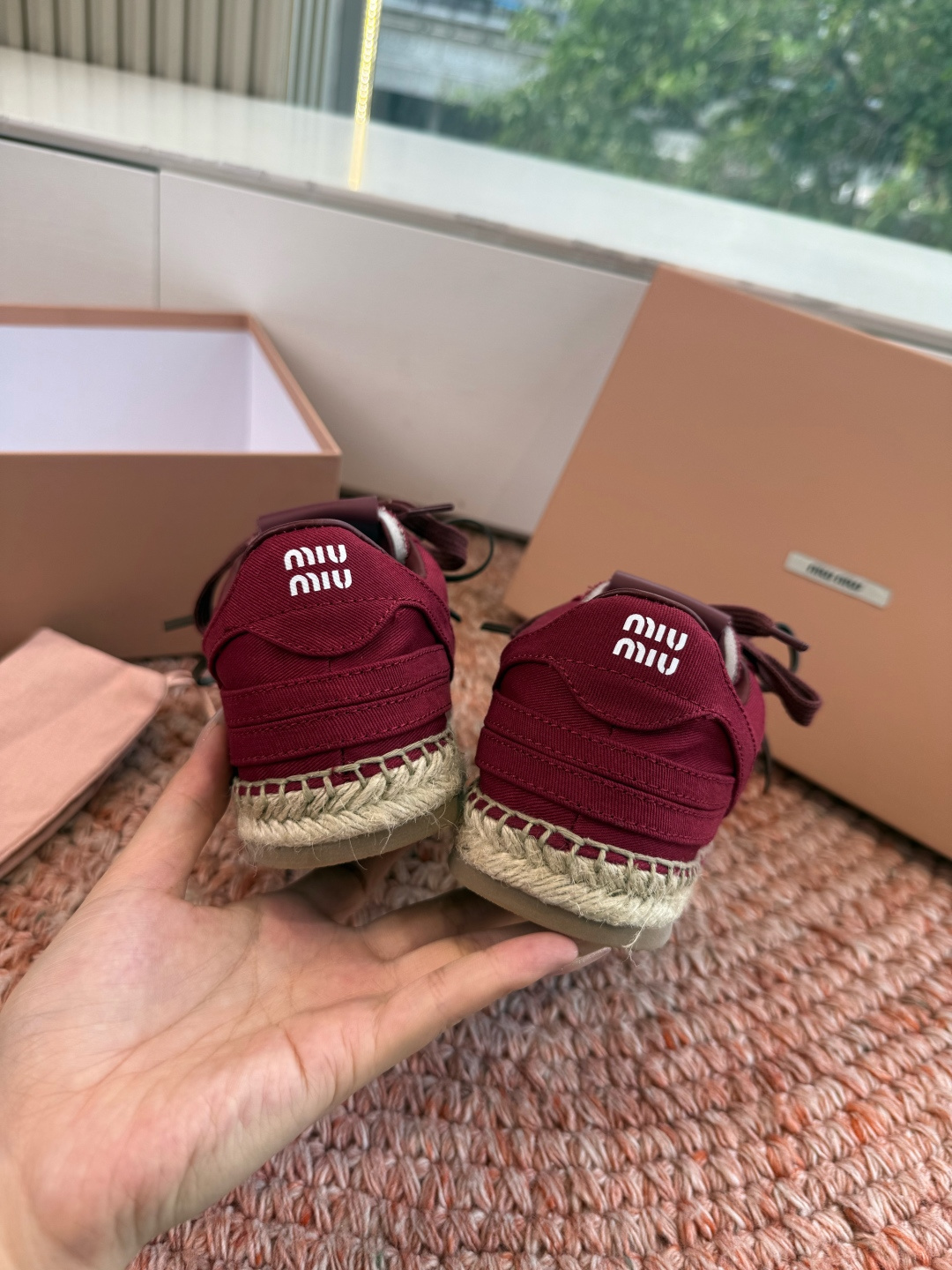 🌾G027顶级品质Miumiu 2026秋冬新款 编织麻绳渔夫鞋新走秀系列 经典升级 舒适度与时髦度并存