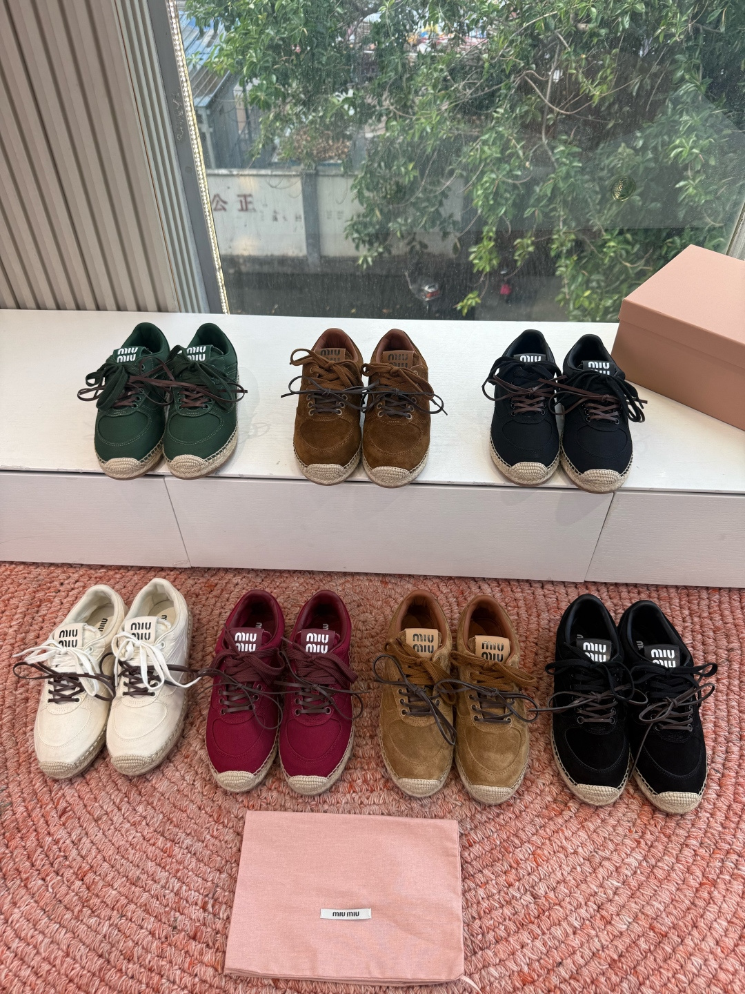 🌾G027顶级品质Miumiu 2026秋冬新款 编织麻绳渔夫鞋新走秀系列 经典升级 舒适度与时髦度并存