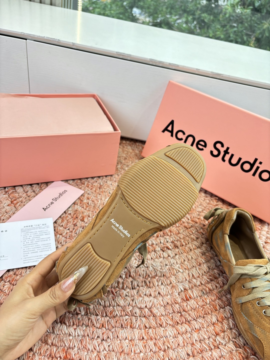 🌾所见即所得出货快G130Acne Studios新款芭蕾舞运动鞋(Acne Studios将运动鞋与当