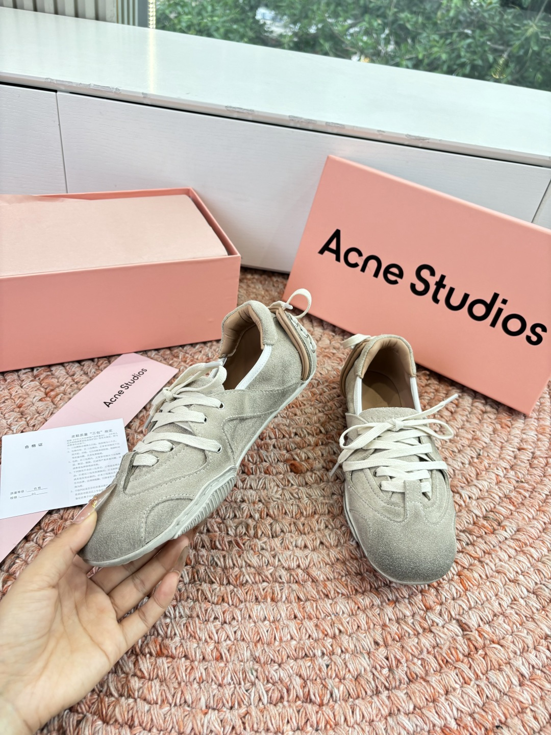 🌾所见即所得出货快G130Acne Studios新款芭蕾舞运动鞋(Acne Studios将运动鞋与当