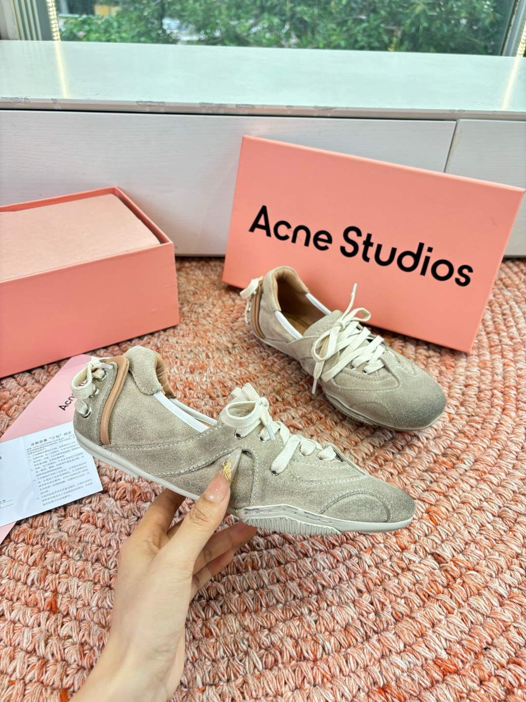 🌾所见即所得出货快G130Acne Studios新款芭蕾舞运动鞋(Acne Studios将运动鞋与当