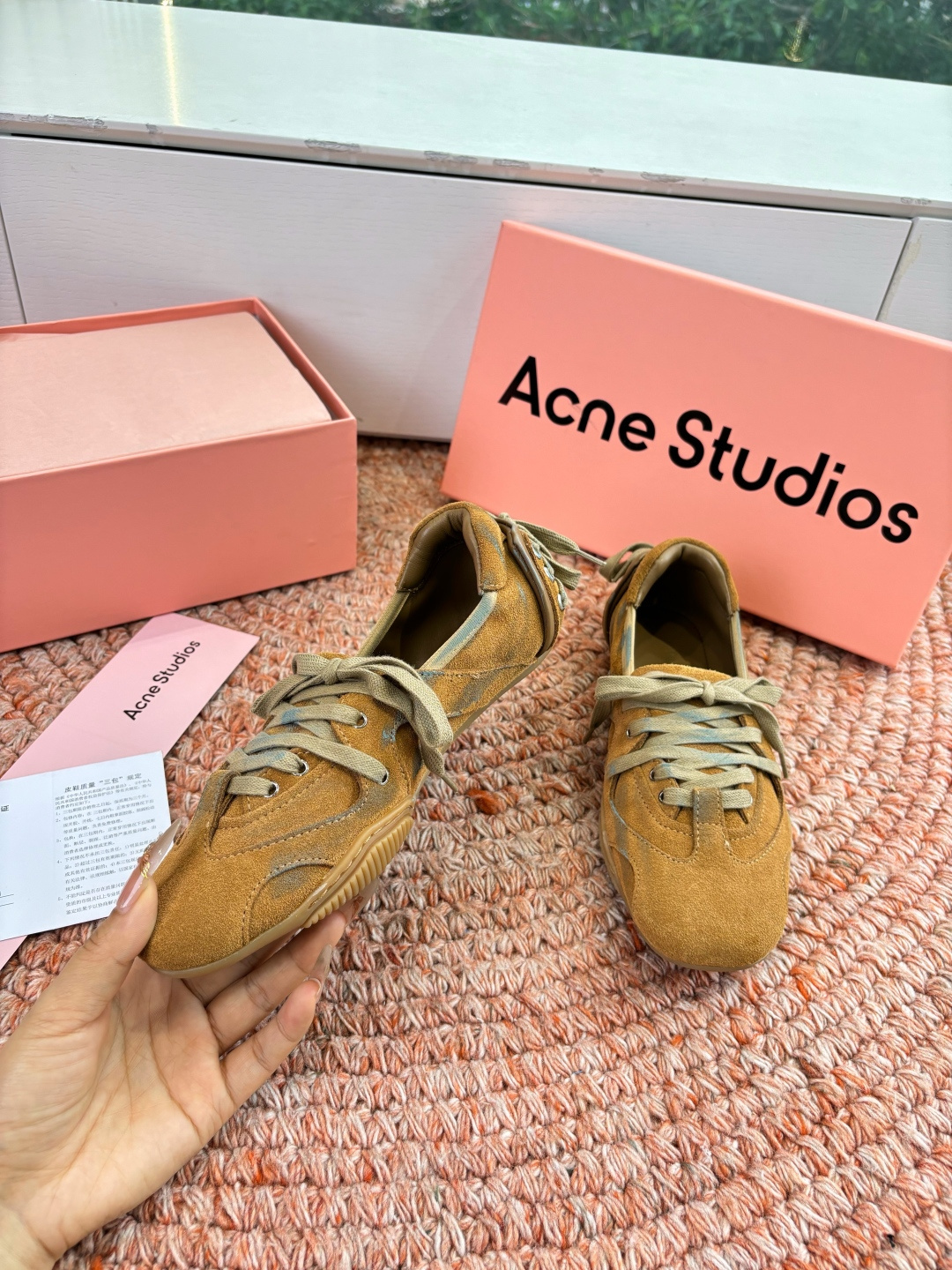 🌾所见即所得出货快G130Acne Studios新款芭蕾舞运动鞋(Acne Studios将运动鞋与当