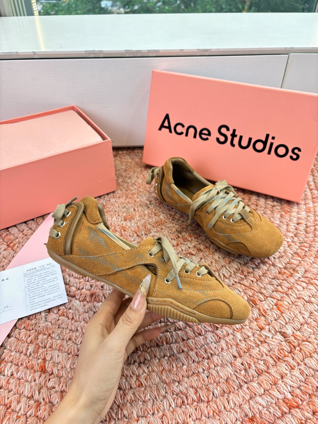 🌾所见即所得出货快G130Acne Studios新款芭蕾舞运动鞋(Acne Studios将运动鞋与当