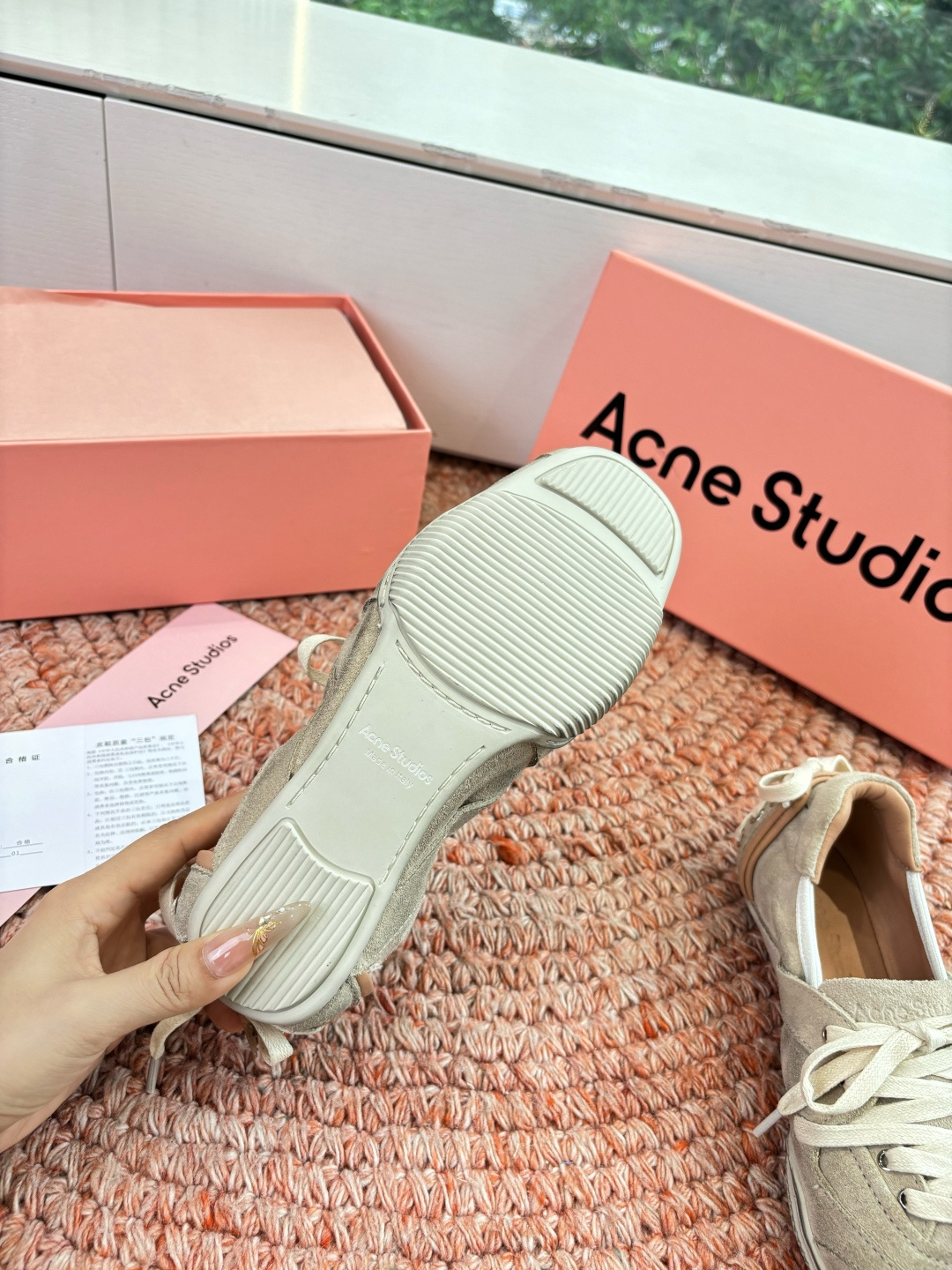 🌾所见即所得出货快G130Acne Studios新款芭蕾舞运动鞋(Acne Studios将运动鞋与当