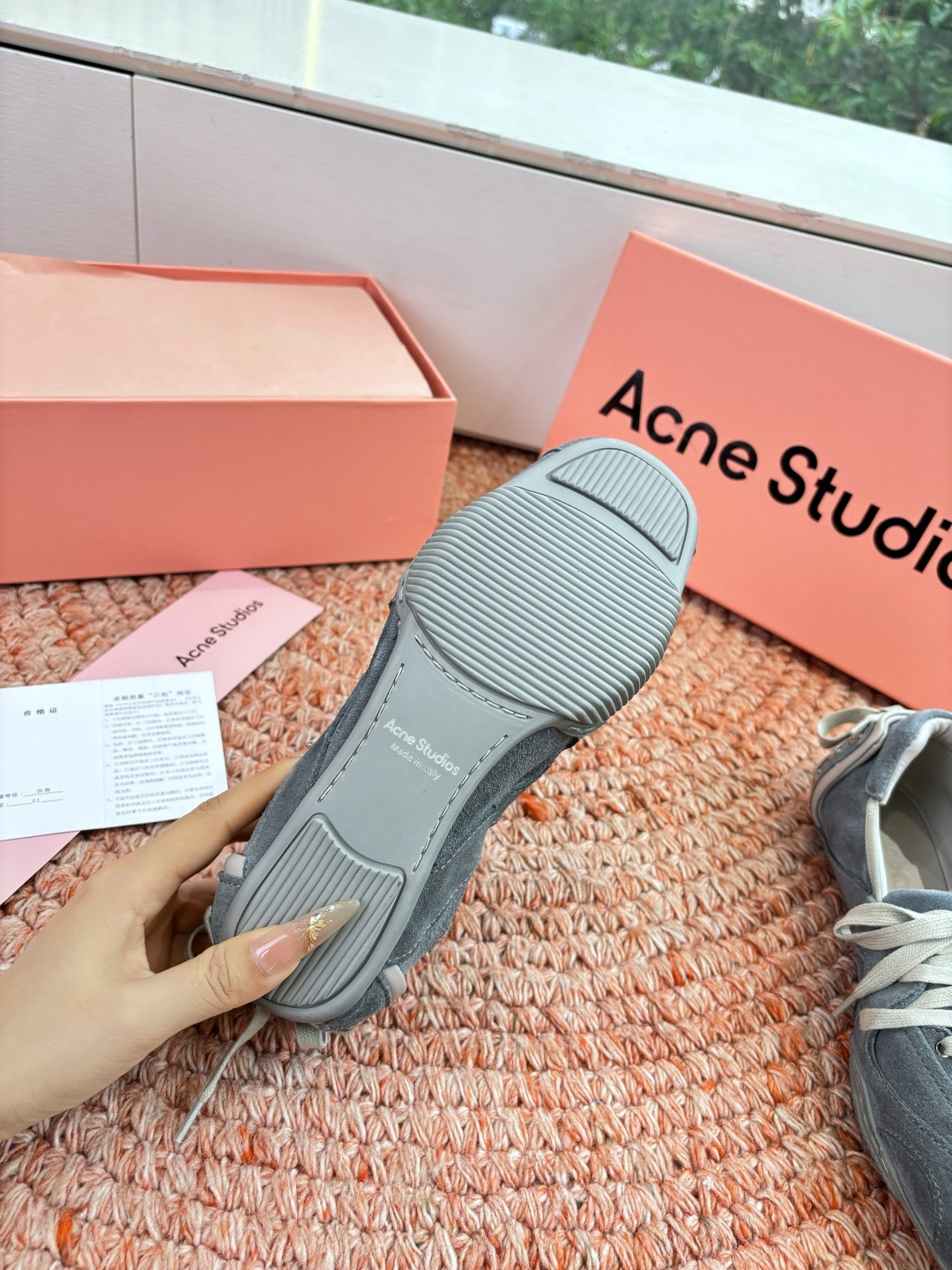 🌾所见即所得出货快G130Acne Studios新款芭蕾舞运动鞋(Acne Studios将运动鞋与当