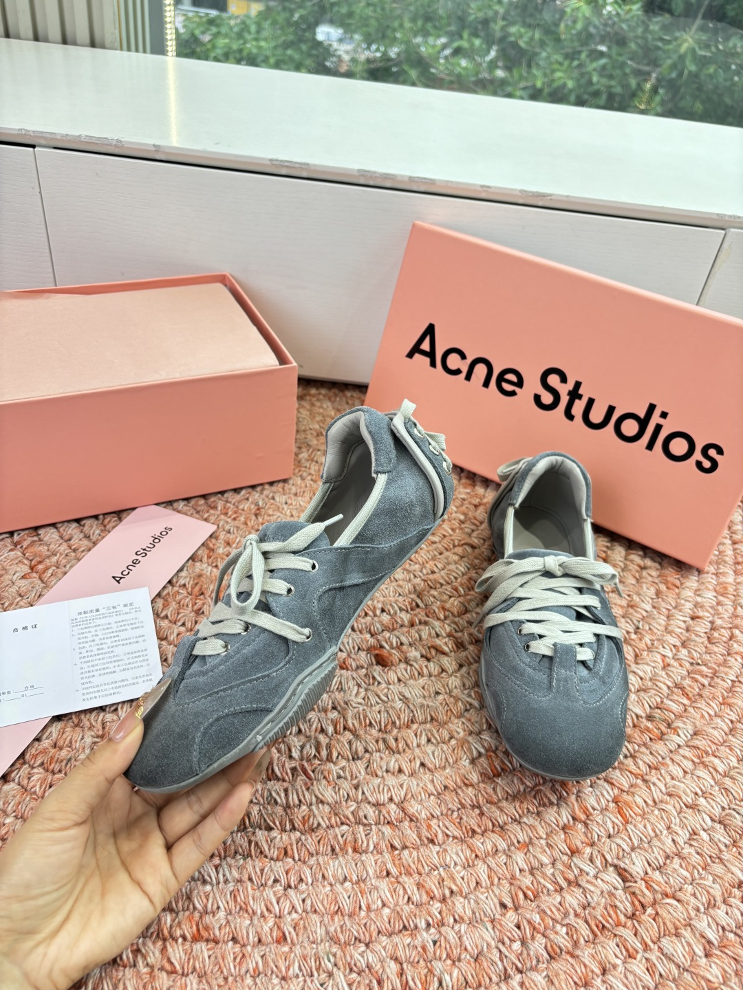 🌾所见即所得出货快G130Acne Studios新款芭蕾舞运动鞋(Acne Studios将运动鞋与当