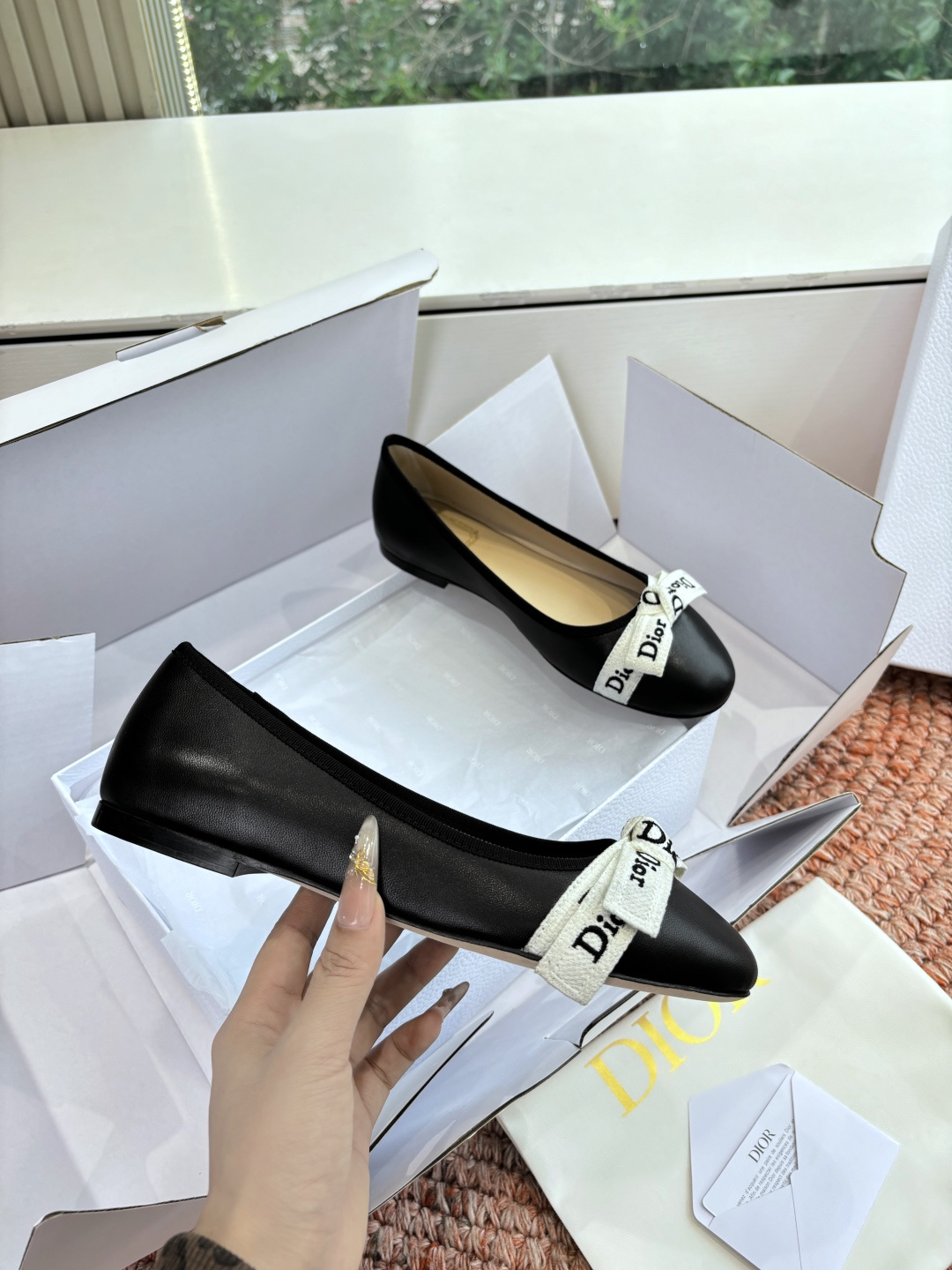 🌾G269所见即所得Dior迪奥2026春夏新款圆头玛丽珍平底单鞋鞋头CD扣装饰彰显品牌标志⚡满满的女人