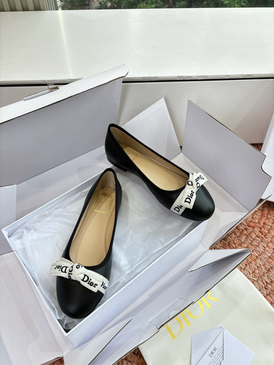 🌾G269所见即所得Dior迪奥2026春夏新款圆头玛丽珍平底单鞋鞋头CD扣装饰彰显品牌标志⚡满满的女人