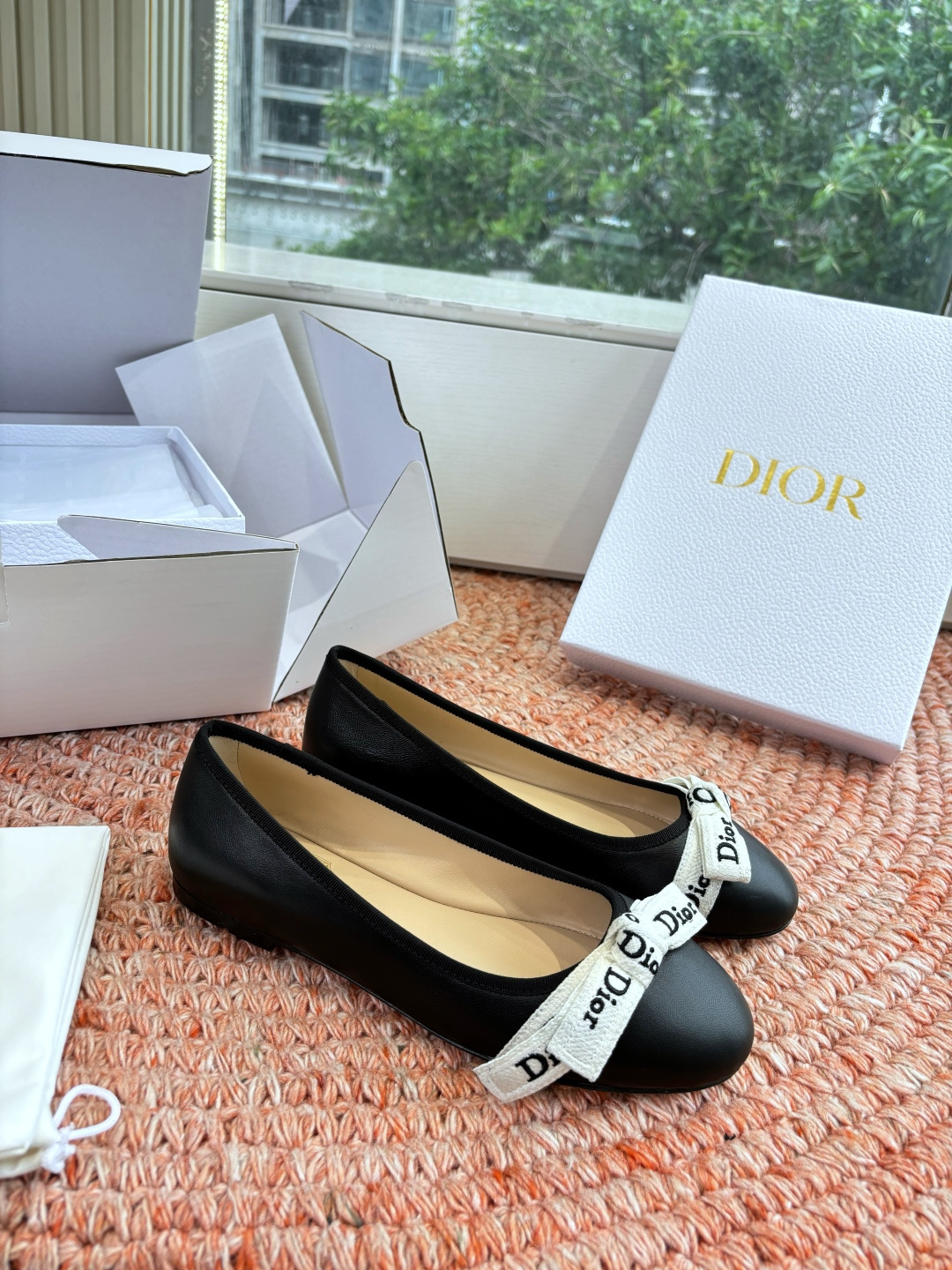 🌾G269所见即所得Dior迪奥2026春夏新款圆头玛丽珍平底单鞋鞋头CD扣装饰彰显品牌标志⚡满满的女人