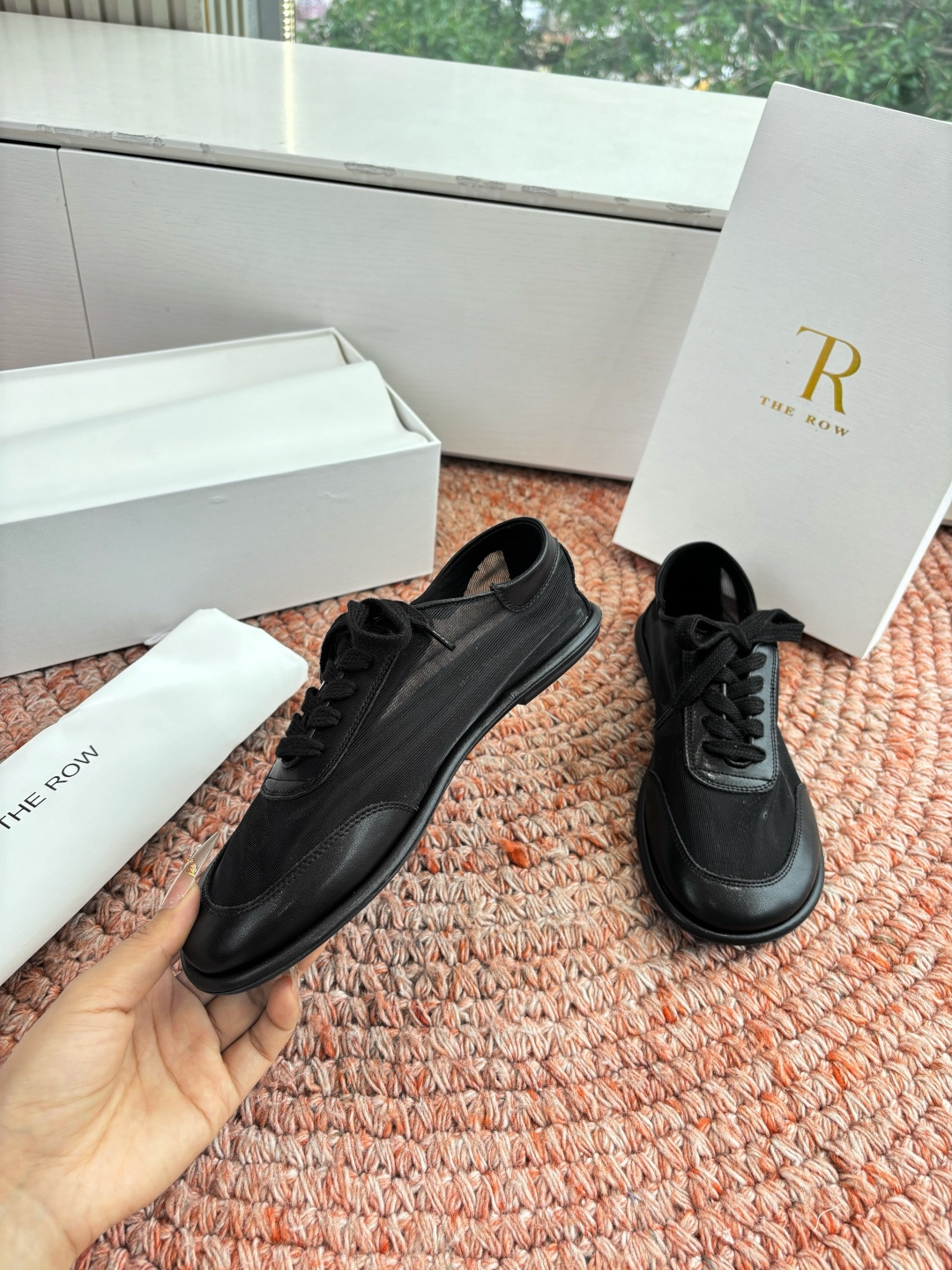 🌾G679所见即所得the ro*真皮圆头极简凉鞋真的是史上我穿过最最舒服的款式网纱玛丽珍乐福鞋太柔软啦