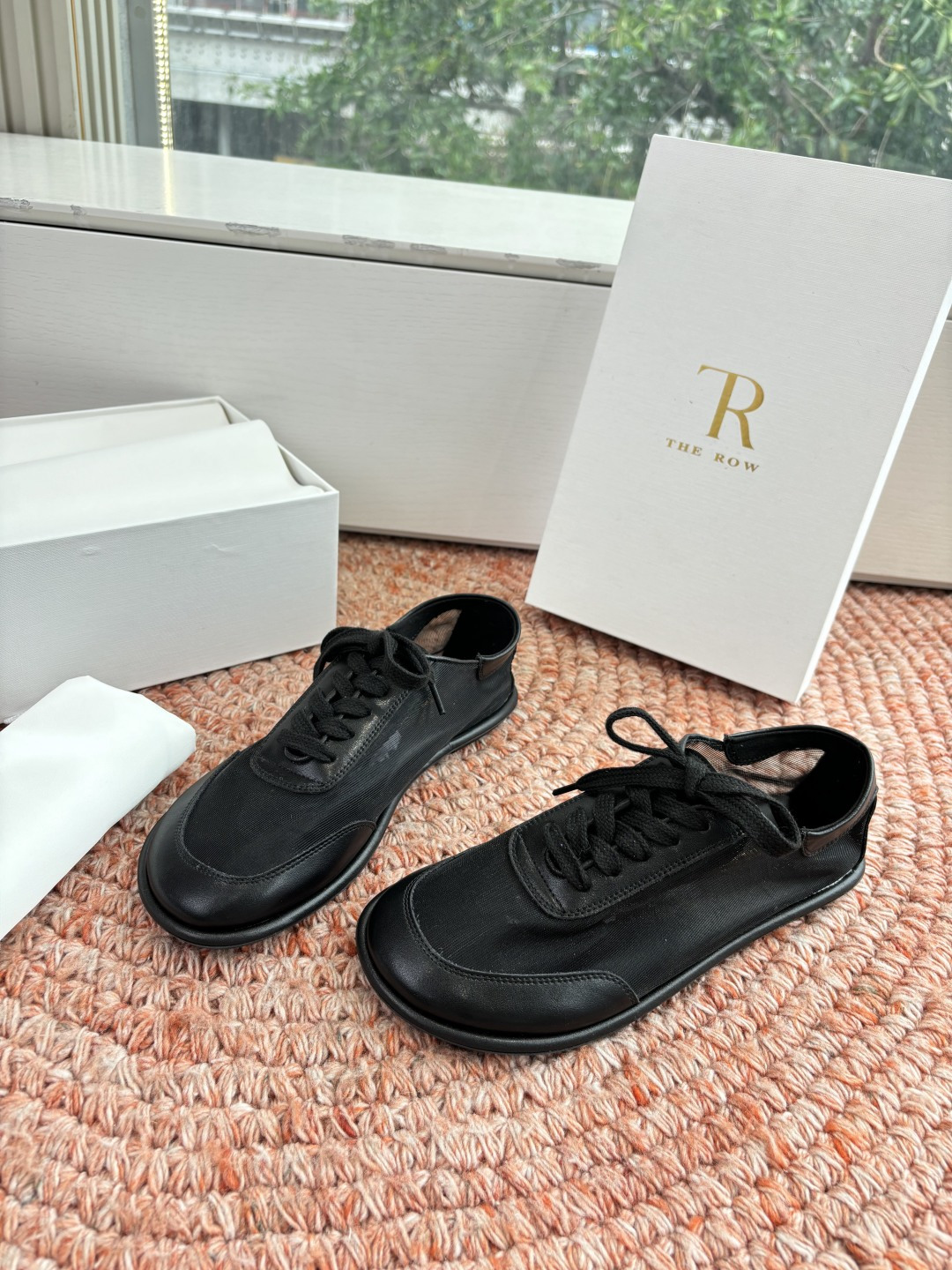 🌾G679所见即所得the ro*真皮圆头极简凉鞋真的是史上我穿过最最舒服的款式网纱玛丽珍乐福鞋太柔软啦