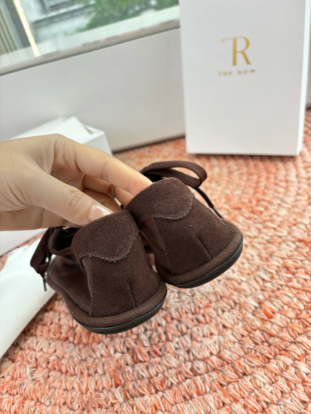 🌾G679所见即所得the ro*真皮圆头极简凉鞋真的是史上我穿过最最舒服的款式网纱玛丽珍乐福鞋太柔软啦