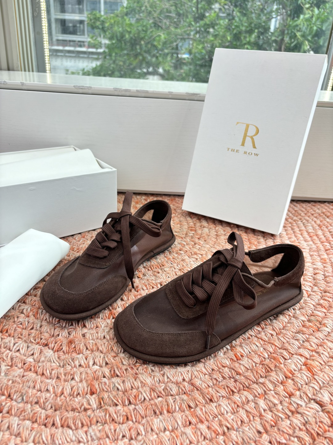 🌾G679所见即所得the ro*真皮圆头极简凉鞋真的是史上我穿过最最舒服的款式网纱玛丽珍乐福鞋太柔软啦