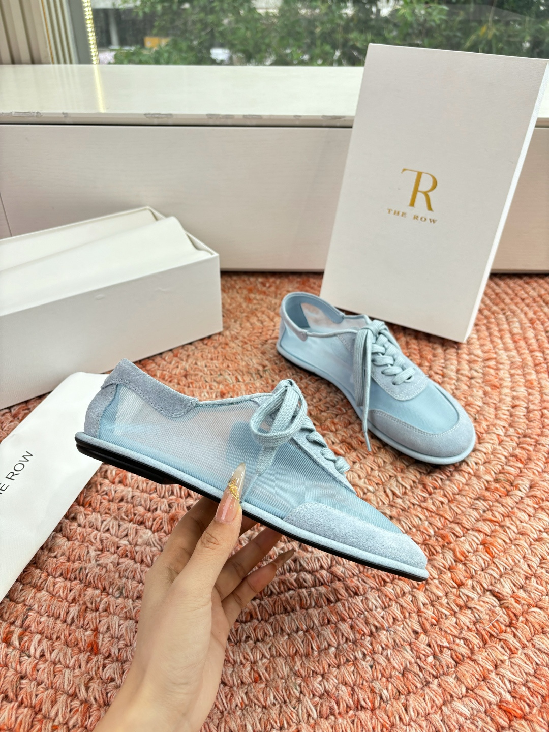 🌾G679所见即所得the ro*真皮圆头极简凉鞋真的是史上我穿过最最舒服的款式网纱玛丽珍乐福鞋太柔软啦