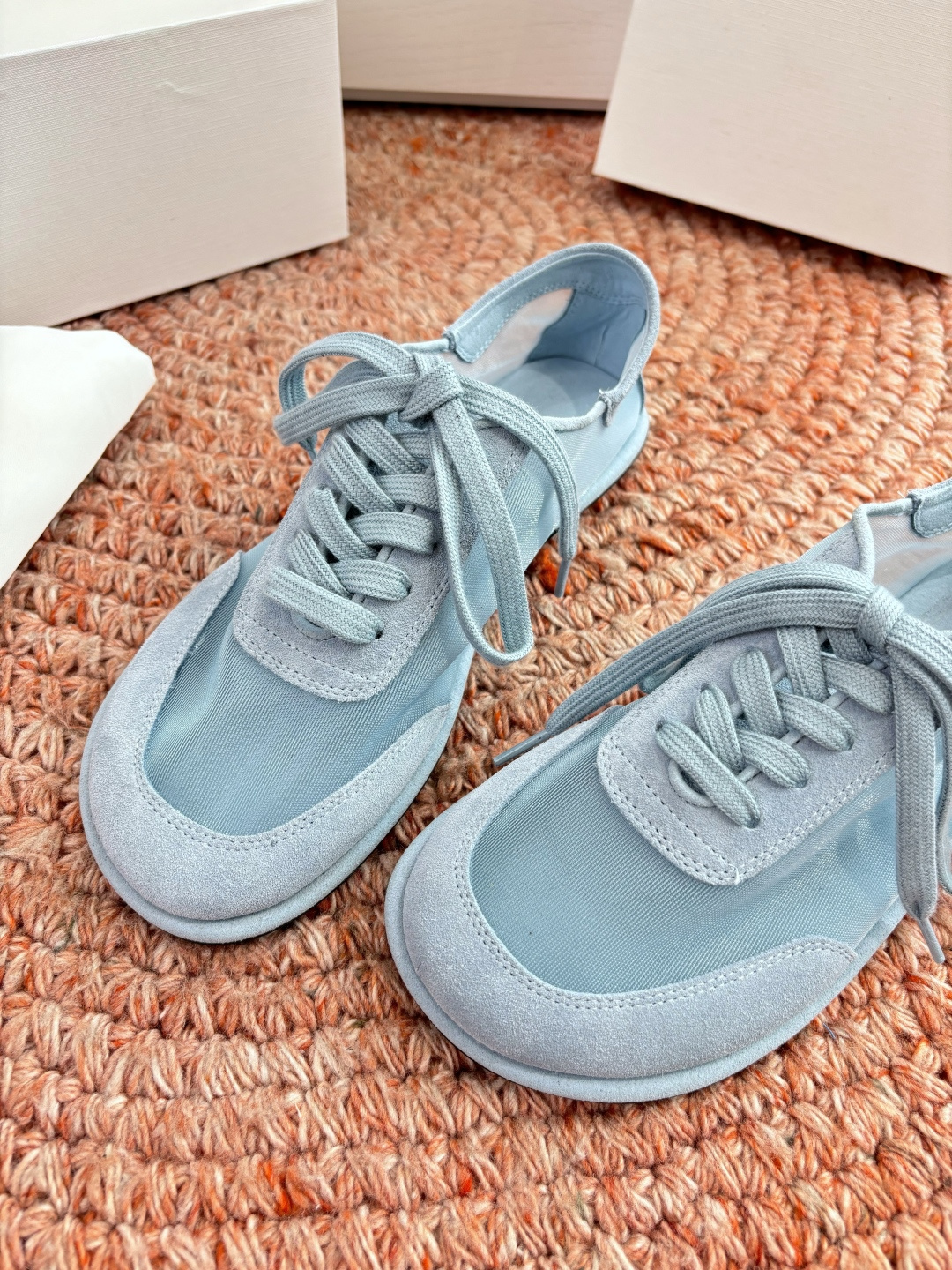 🌾G679所见即所得the ro*真皮圆头极简凉鞋真的是史上我穿过最最舒服的款式网纱玛丽珍乐福鞋太柔软啦