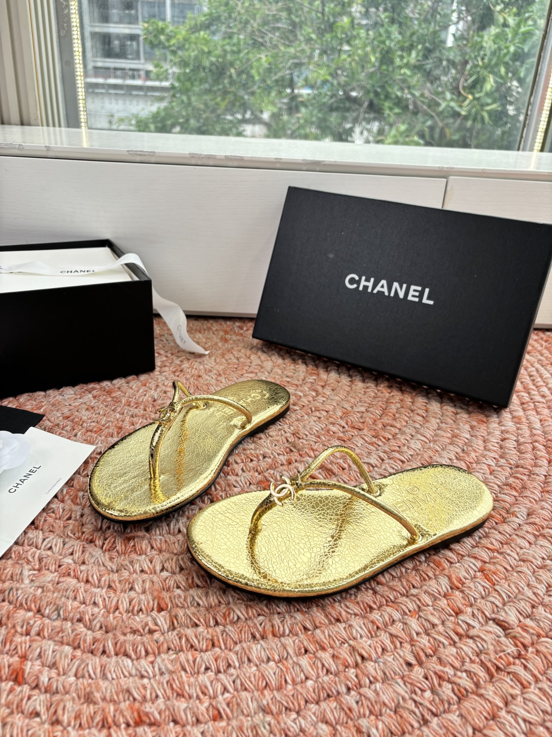 🌾G238😀顶级品质CHANE*｜小香2026走秀款夹脚拖鞋如果说季节有味道春夏应该是香香甜甜的人儿也跟