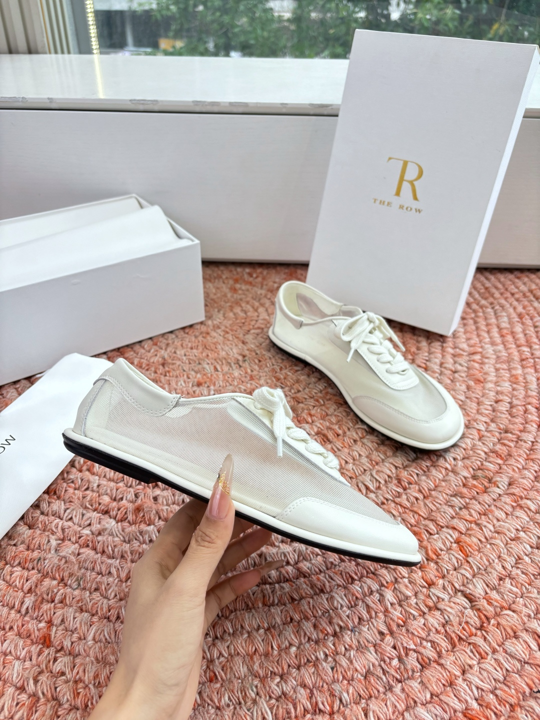 🌾G679所见即所得the ro*真皮圆头极简凉鞋真的是史上我穿过最最舒服的款式网纱玛丽珍乐福鞋太柔软啦