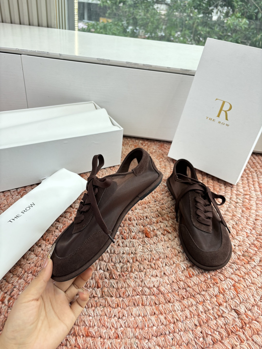 🌾G679所见即所得the ro*真皮圆头极简凉鞋真的是史上我穿过最最舒服的款式网纱玛丽珍乐福鞋太柔软啦